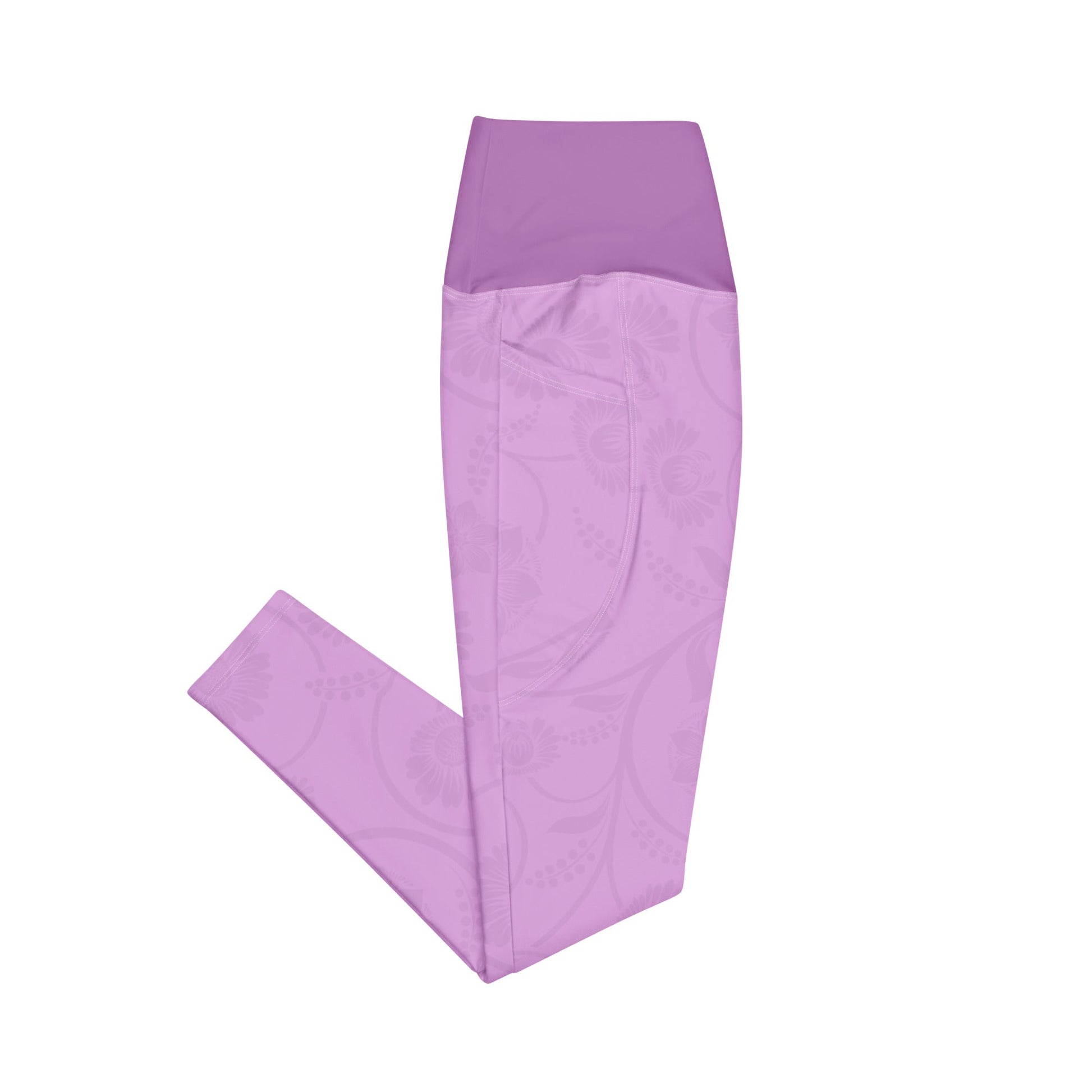 Rapunzel Inspired Leggings with pockets athleisurecosplayWrong Lever Clothing