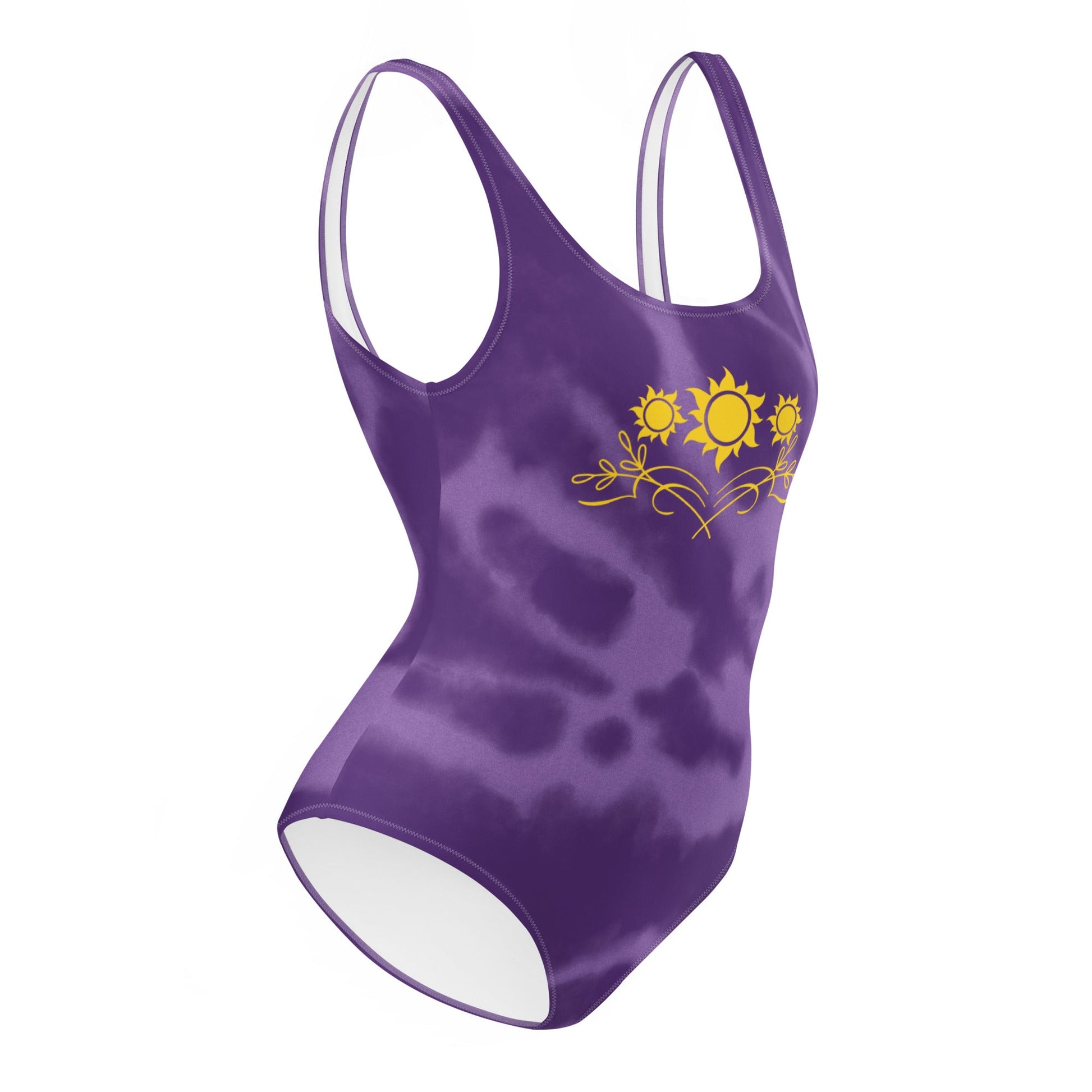 Rapunzel Suns One-Piece Swimsuit adult princesscruise styleWrong Lever Clothing