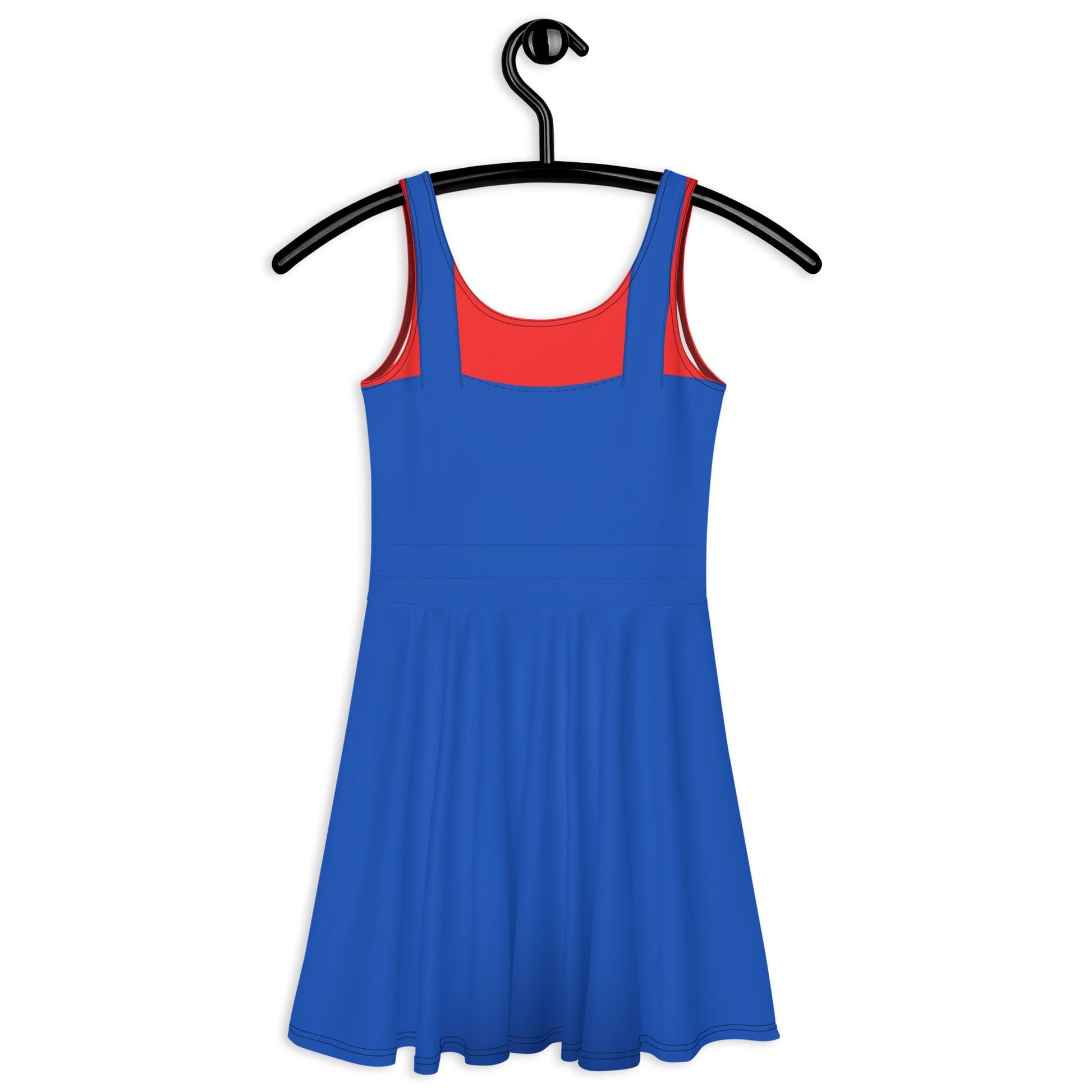 Red Video Game Man Skater Dress 80s nostalgia90s costumecosplay#tag4##tag5##tag6#