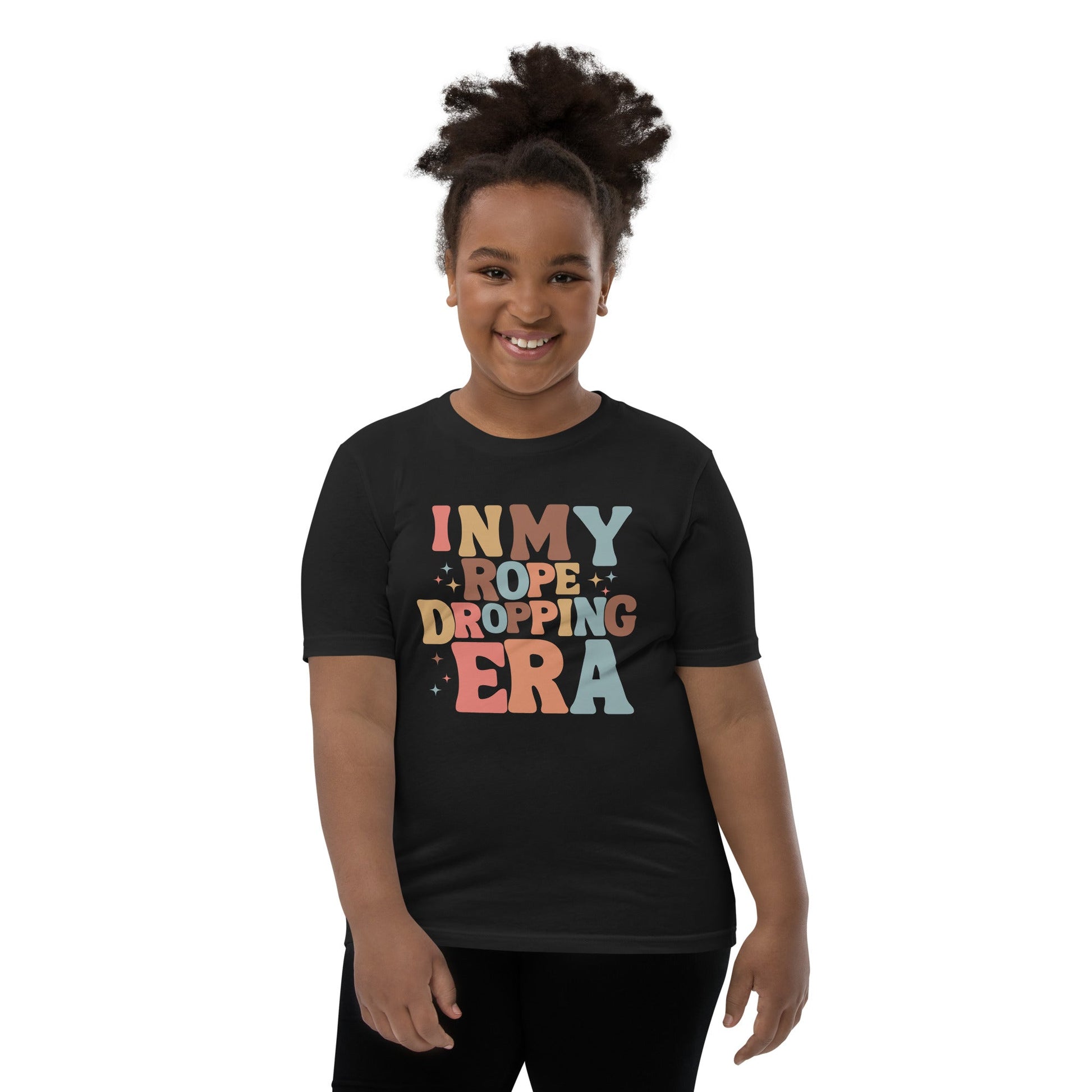 Rope Dropping Era Youth Short Sleeve T-Shirt disney boundingdisney cosplayKids T-ShirtWrong Lever Clothing