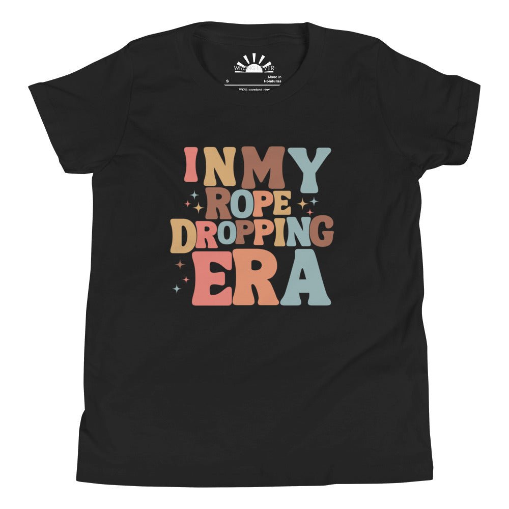 Rope Dropping Era Youth Short Sleeve T-Shirt disney boundingdisney cosplayKids T-ShirtWrong Lever Clothing
