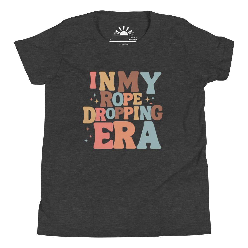 Rope Dropping Era Youth Short Sleeve T-Shirt disney boundingdisney cosplayKids T-ShirtWrong Lever Clothing