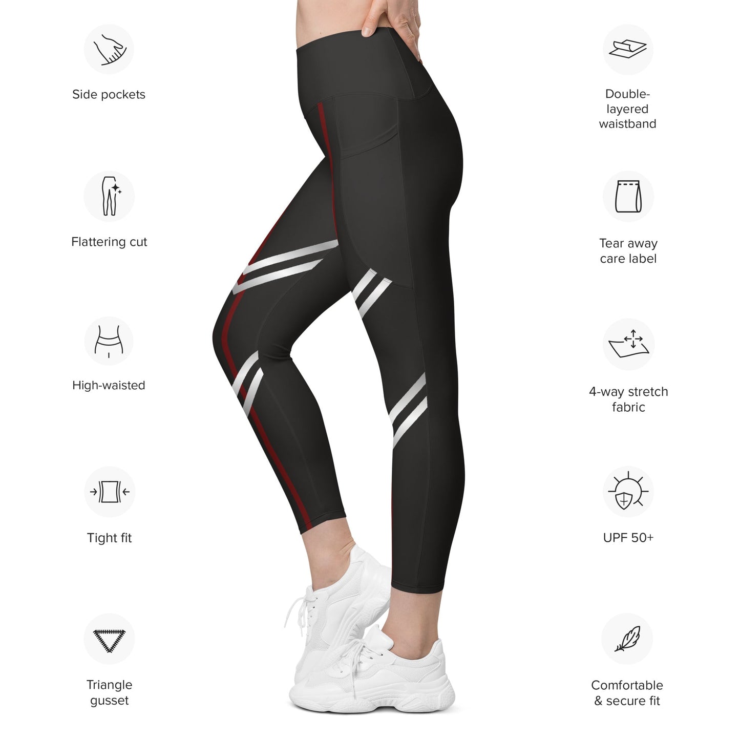 Scarlet Enchantress Leggings with pockets avengers campusavengers cosplayavengers costume#tag4##tag5##tag6#