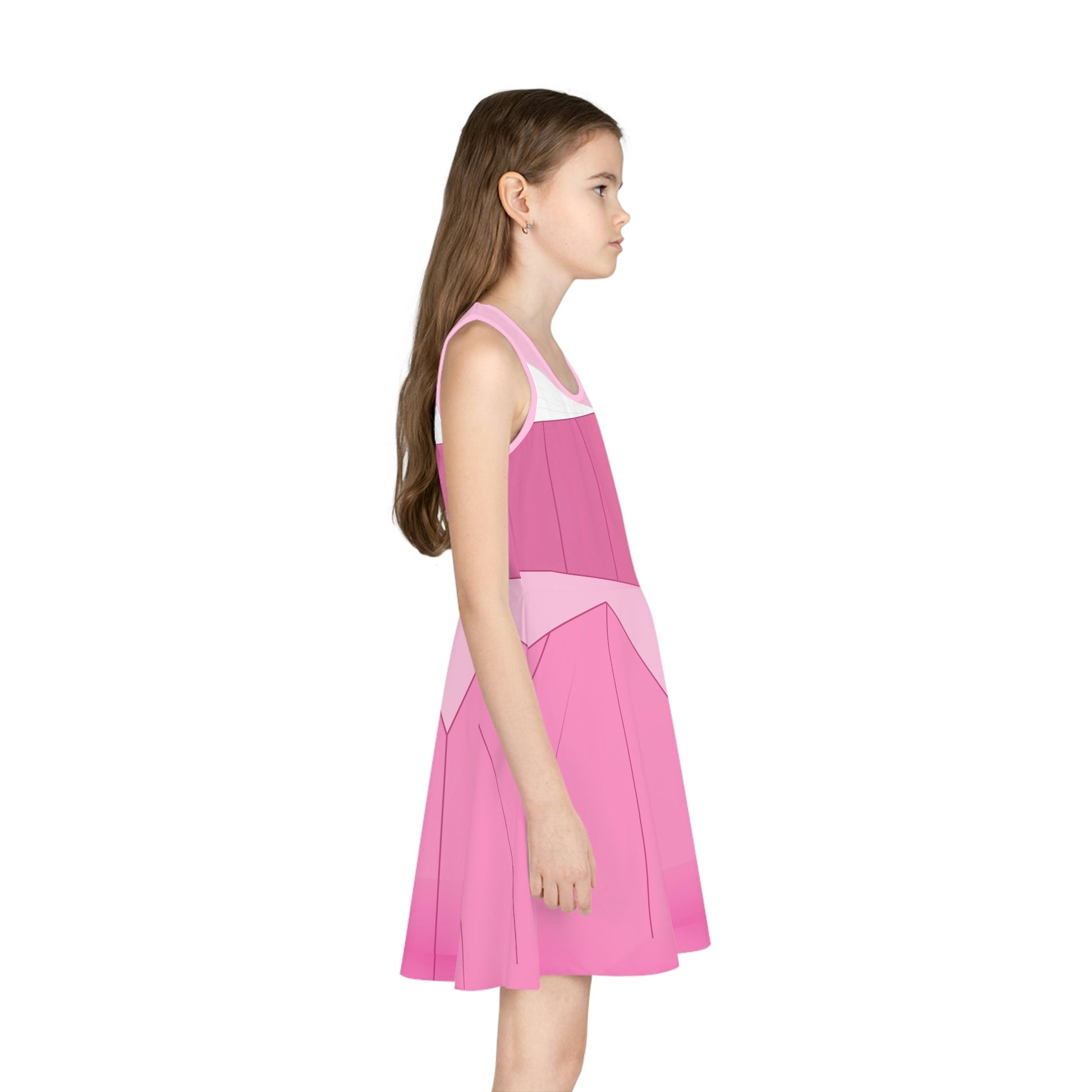 Sleeping Princess Girls' Sleeveless Sundress All Over PrintAOPAOP Clothing#tag4##tag5##tag6#