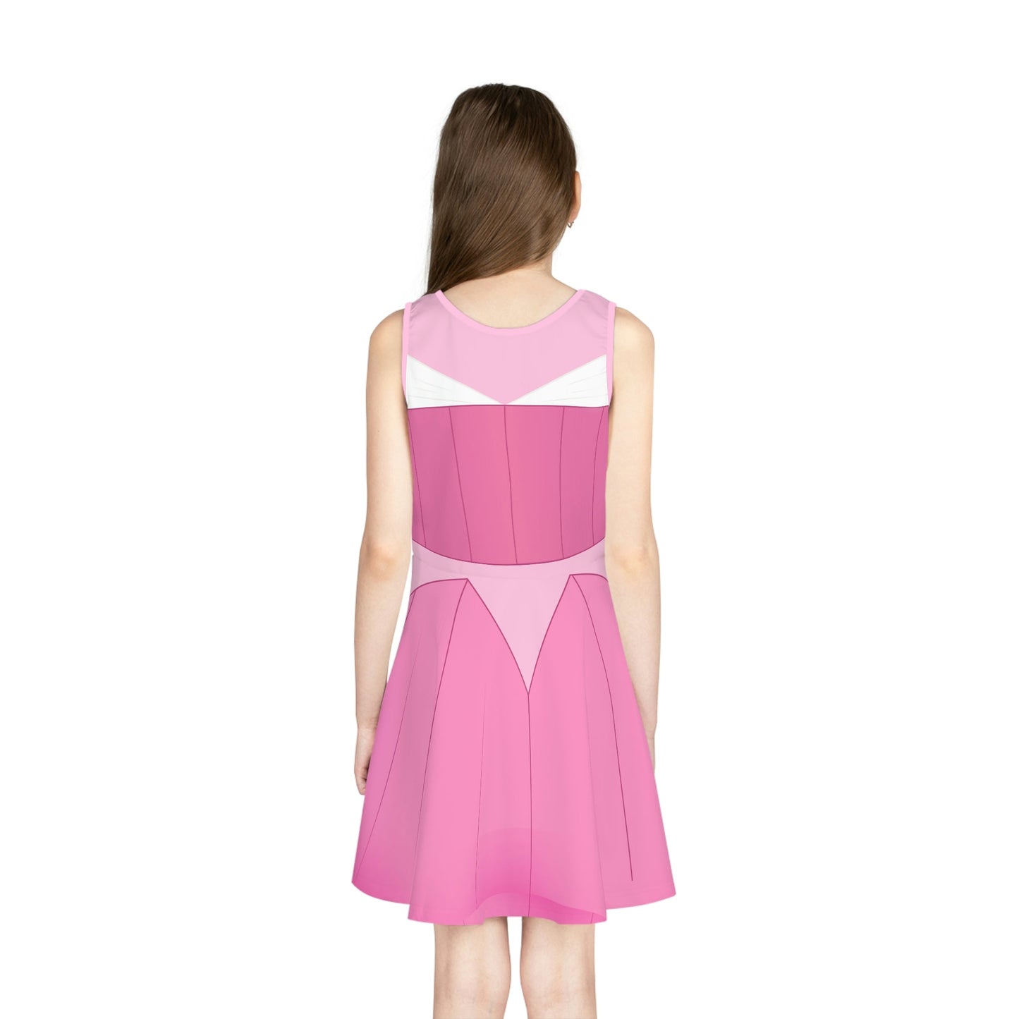 Sleeping Princess Girls' Sleeveless Sundress All Over PrintAOPAOP Clothing#tag4##tag5##tag6#