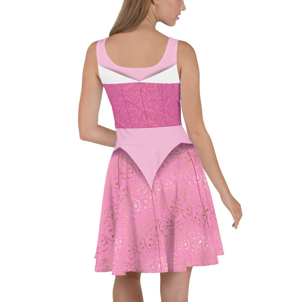 Sleeping Princess Skater Dress- Running Costume, Cosplay active wearbriar rosecostume#tag4##tag5##tag6#