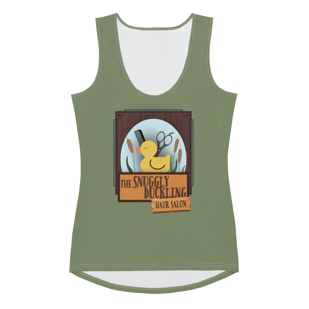 Snuggly Duckling Salon Tank Top adult tangledall day disneyAdult T-ShirtWrong Lever Clothing