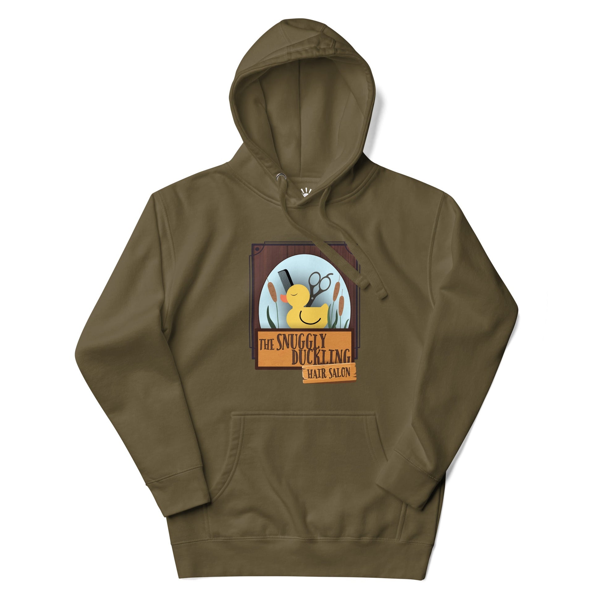 Snuggly Duckling Salon Unisex Hoodie adult hoodieadult tangledAdult T-ShirtWrong Lever Clothing