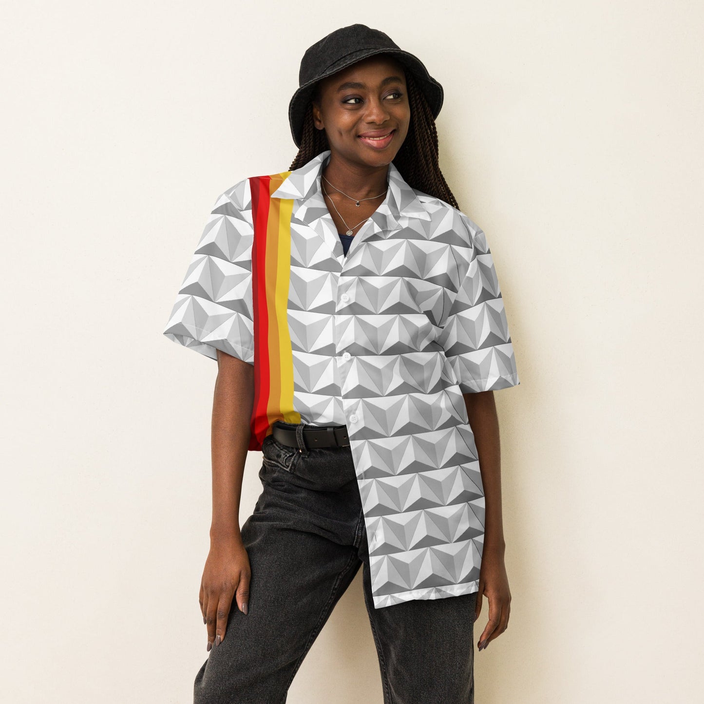 Spaceship Anniversary Unisex button shirt- anniversary style, Costume, Cosplay boo to youcruise clothingdisney classics#tag4##tag5##tag6#