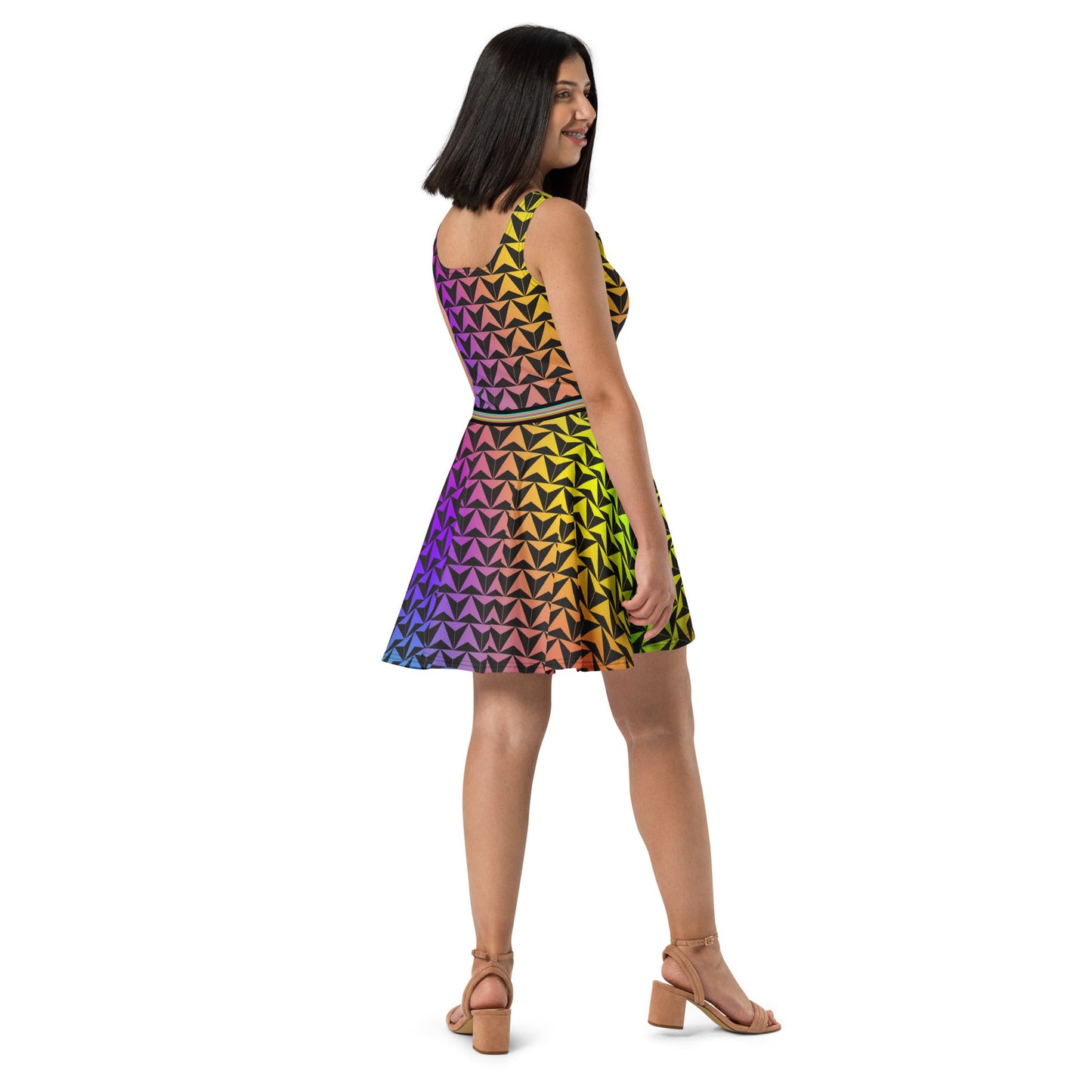 Spaceship Inspired Neon World Skater Dress- Cosplay, Bounding, Costume cosplaydisney adultdisney dress#tag4##tag5##tag6#