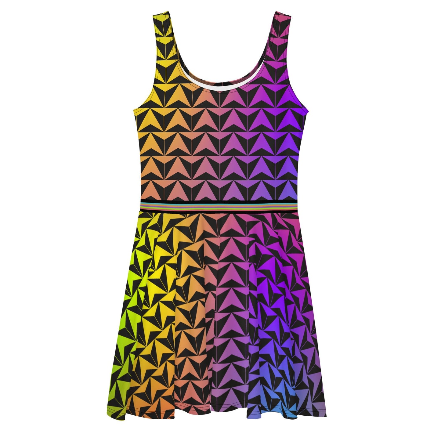 Spaceship Inspired Neon World Skater Dress- Cosplay, Bounding, Costume cosplaydisney adultdisney dress#tag4##tag5##tag6#