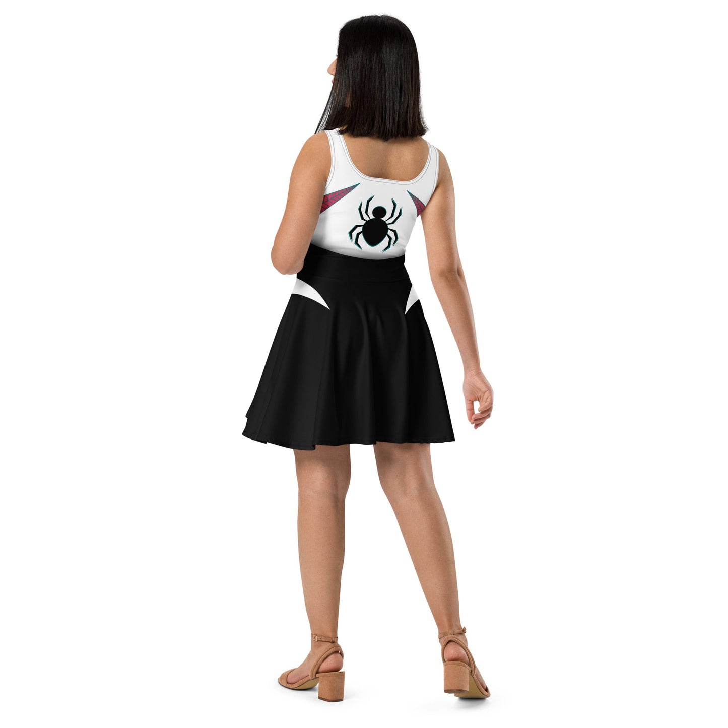 Spider Ghost Friend Skater Dress adult disneyadult ghost spiderWrong Lever Clothing