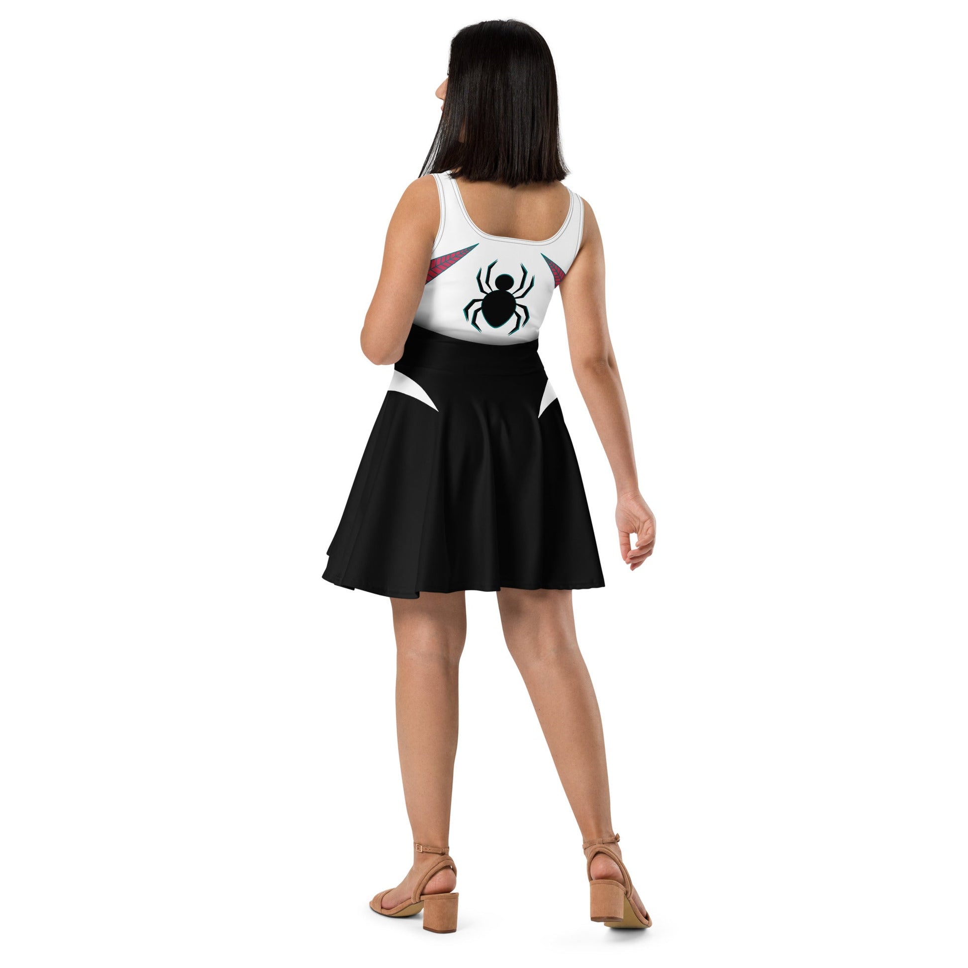 Spider Ghost Friend Skater Dress adult disneyadult ghost spiderWrong Lever Clothing