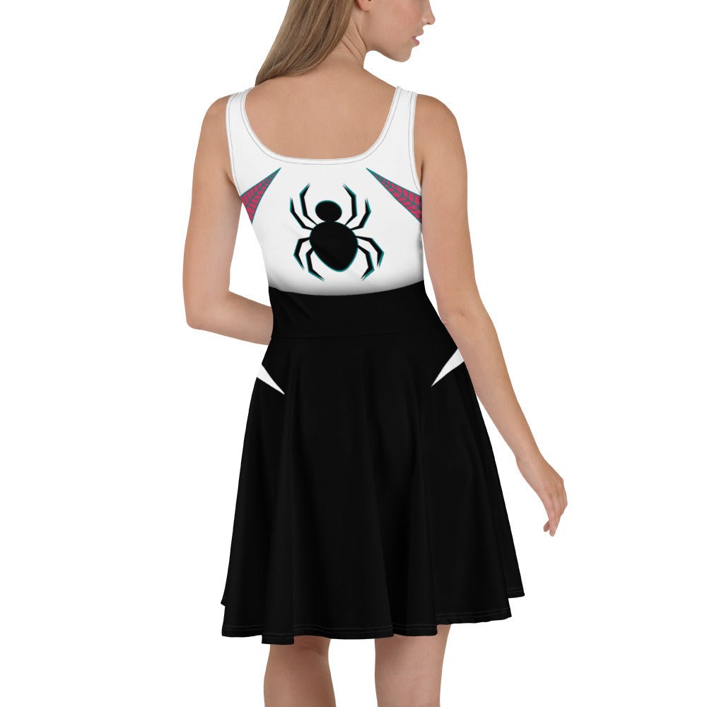 Spider Ghost Friend Skater Dress adult disneyadult ghost spiderWrong Lever Clothing