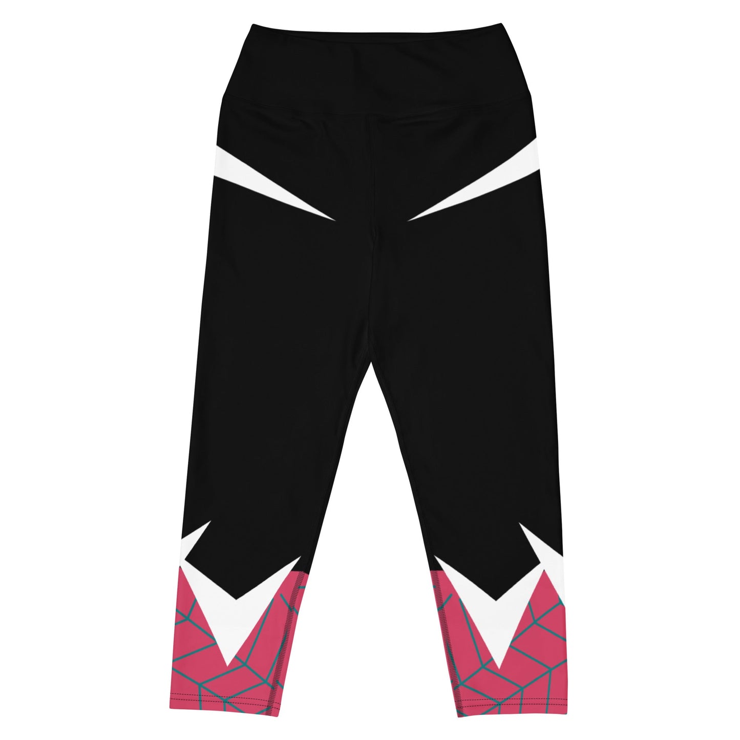 Spider Ghost Friend Yoga Capri Leggings comic book styledisney cosplayAdult LeggingsWrong Lever Clothing