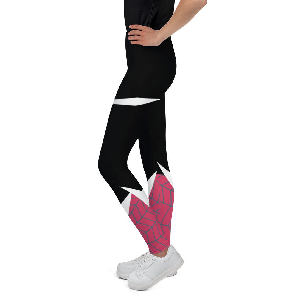 Spider Ghost Friend Youth Leggings disney cosplaydisney costumeKids leggingsWrong Lever Clothing