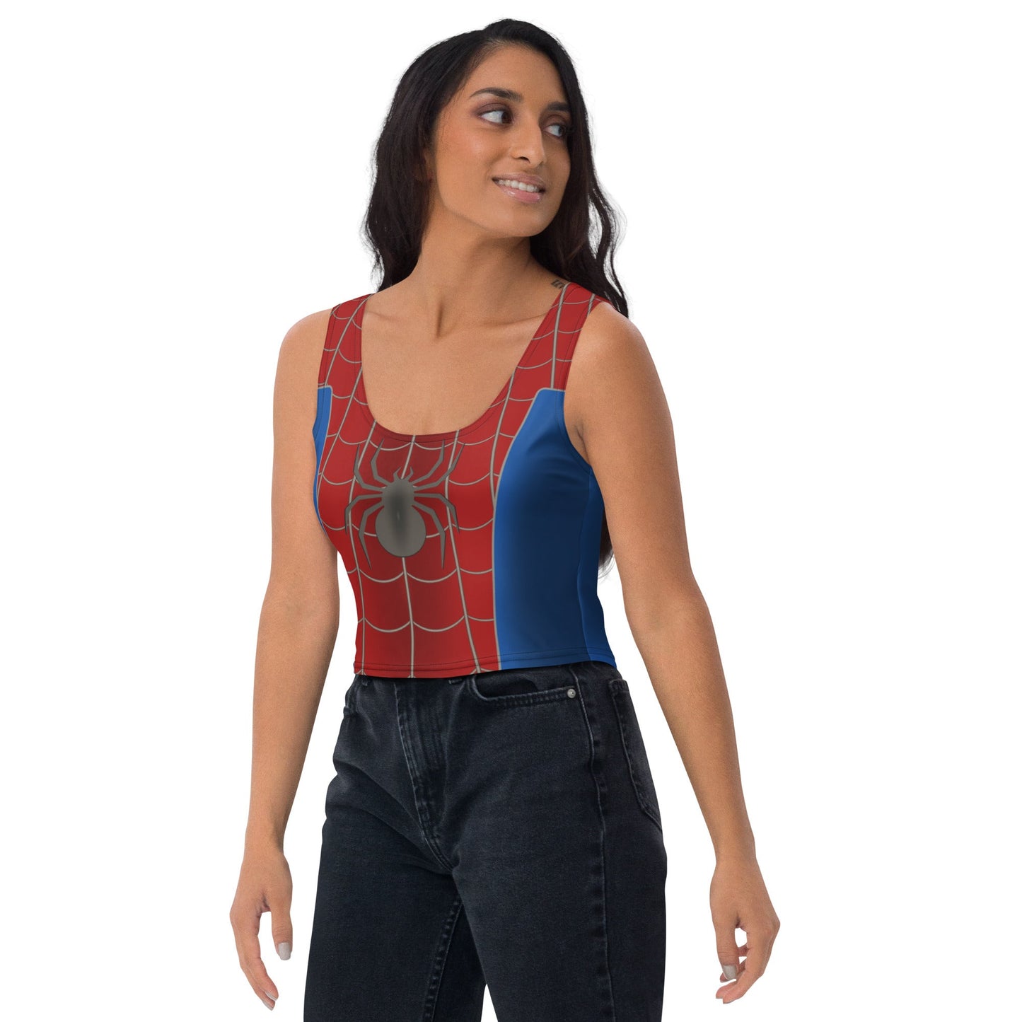 Spider Hero Crop Top adult disney stylecosplayWrong Lever Clothing