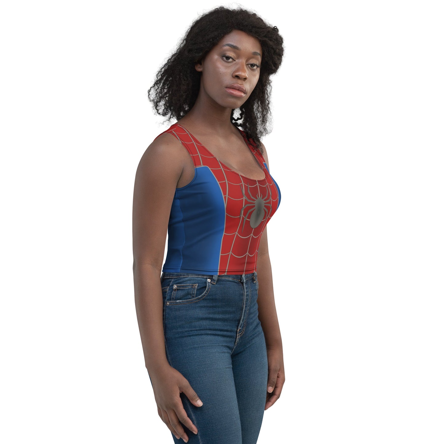 Spider Hero Crop Top adult disney stylecosplayWrong Lever Clothing