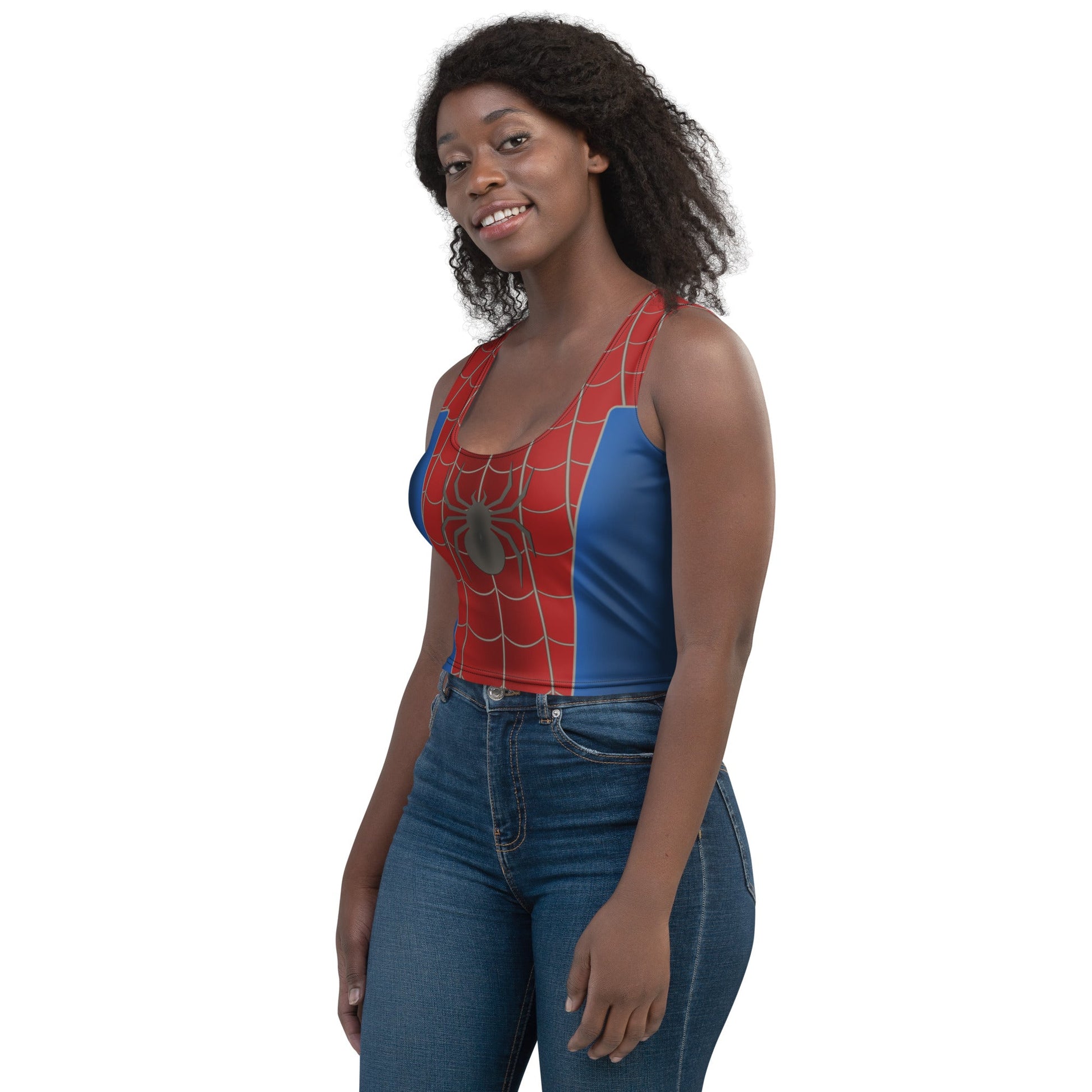 Spider Hero Crop Top adult disney stylecosplayWrong Lever Clothing