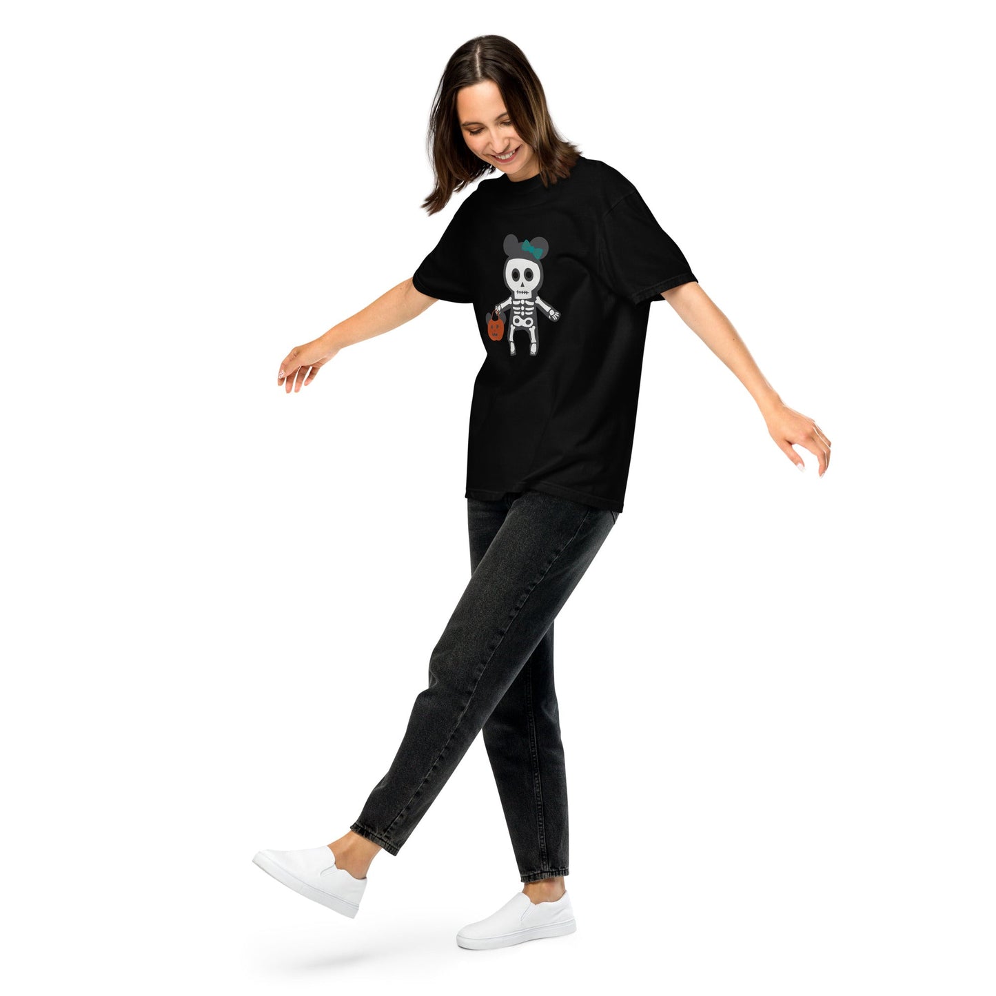 Spooky Silly Skeleton garment-dyed heavyweight t-shirt adult halloween shirtadult mickey topadult style#tag4##tag5##tag6#