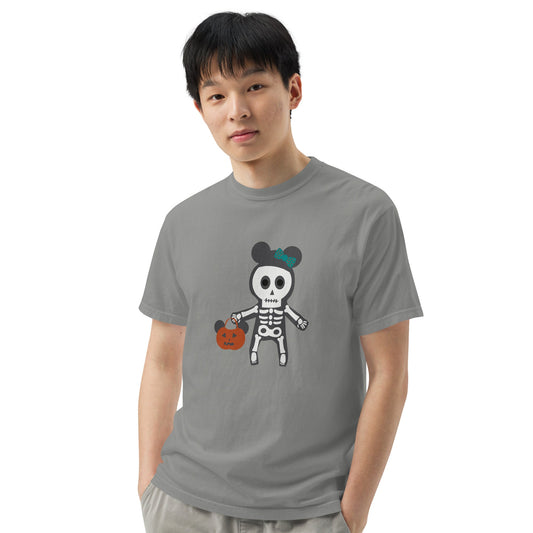 Spooky Silly Skeleton garment-dyed heavyweight t-shirt adult halloween shirtadult mickey topadult style#tag4##tag5##tag6#