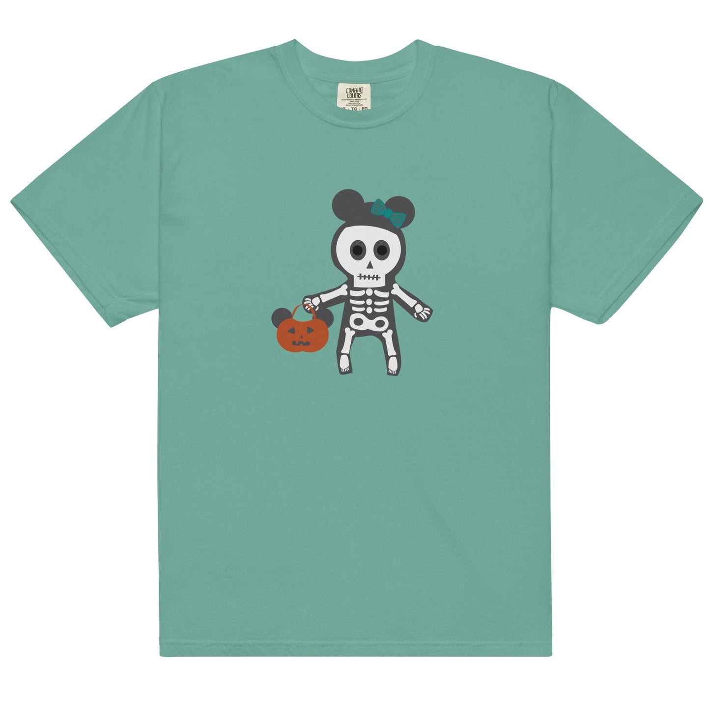 Spooky Silly Skeleton garment-dyed heavyweight t-shirt adult halloween shirtadult mickey topadult style#tag4##tag5##tag6#