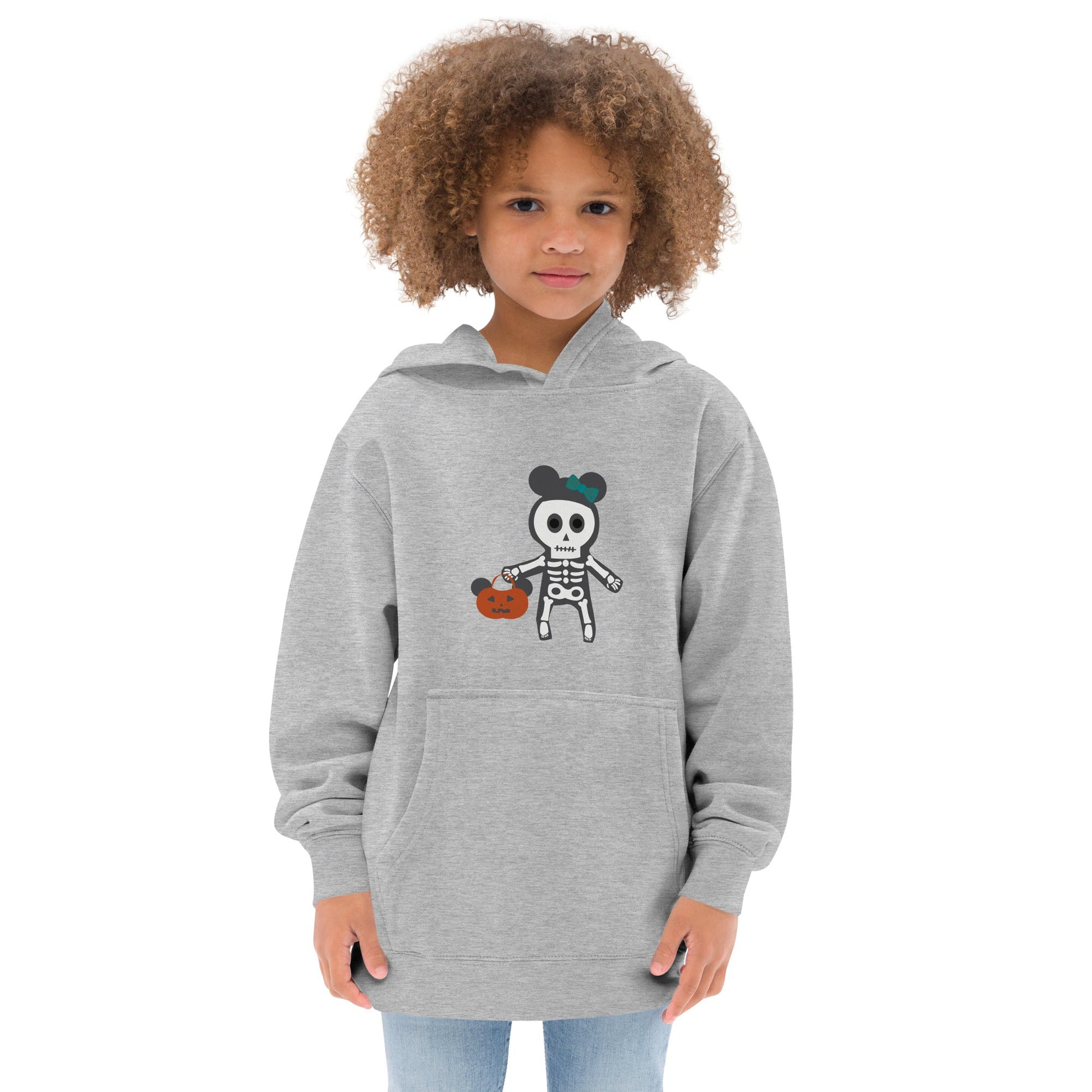 Spooky Silly Skeleton Kids fleece hoodie cosplaydisney halloweendisney halloween sweatshirt#tag4##tag5##tag6#