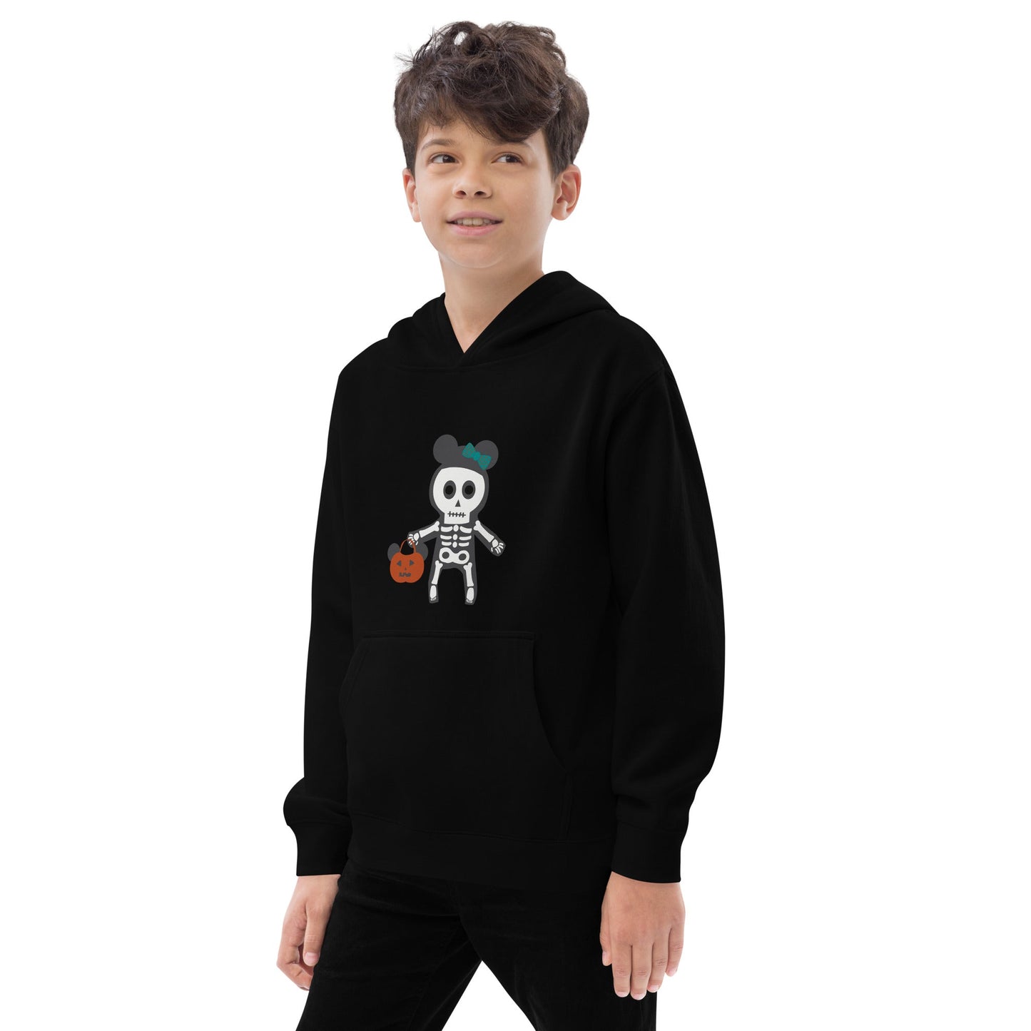 Spooky Silly Skeleton Kids fleece hoodie cosplaydisney halloweendisney halloween sweatshirt#tag4##tag5##tag6#