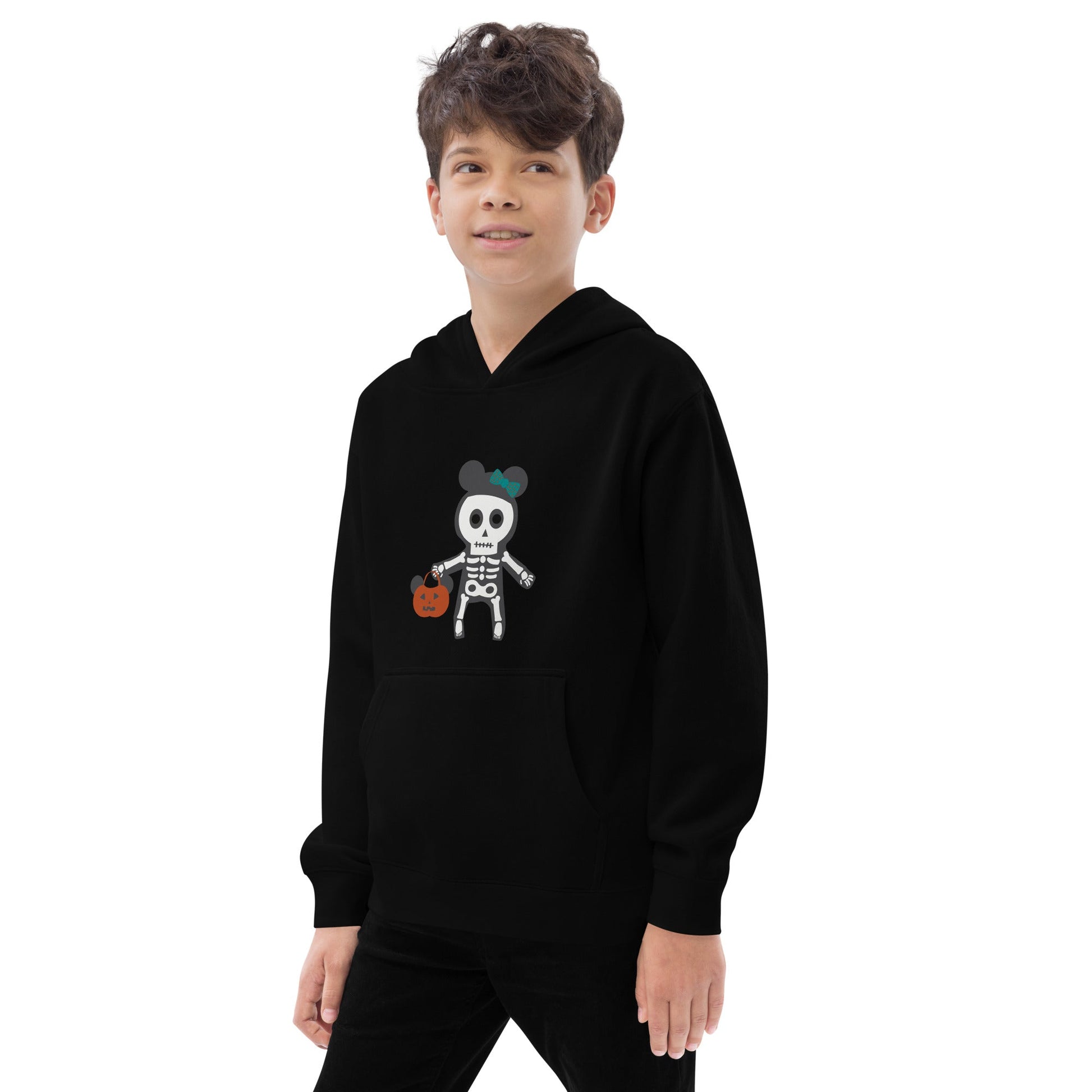 Spooky Silly Skeleton Kids fleece hoodie cosplaydisney halloweendisney halloween sweatshirt#tag4##tag5##tag6#