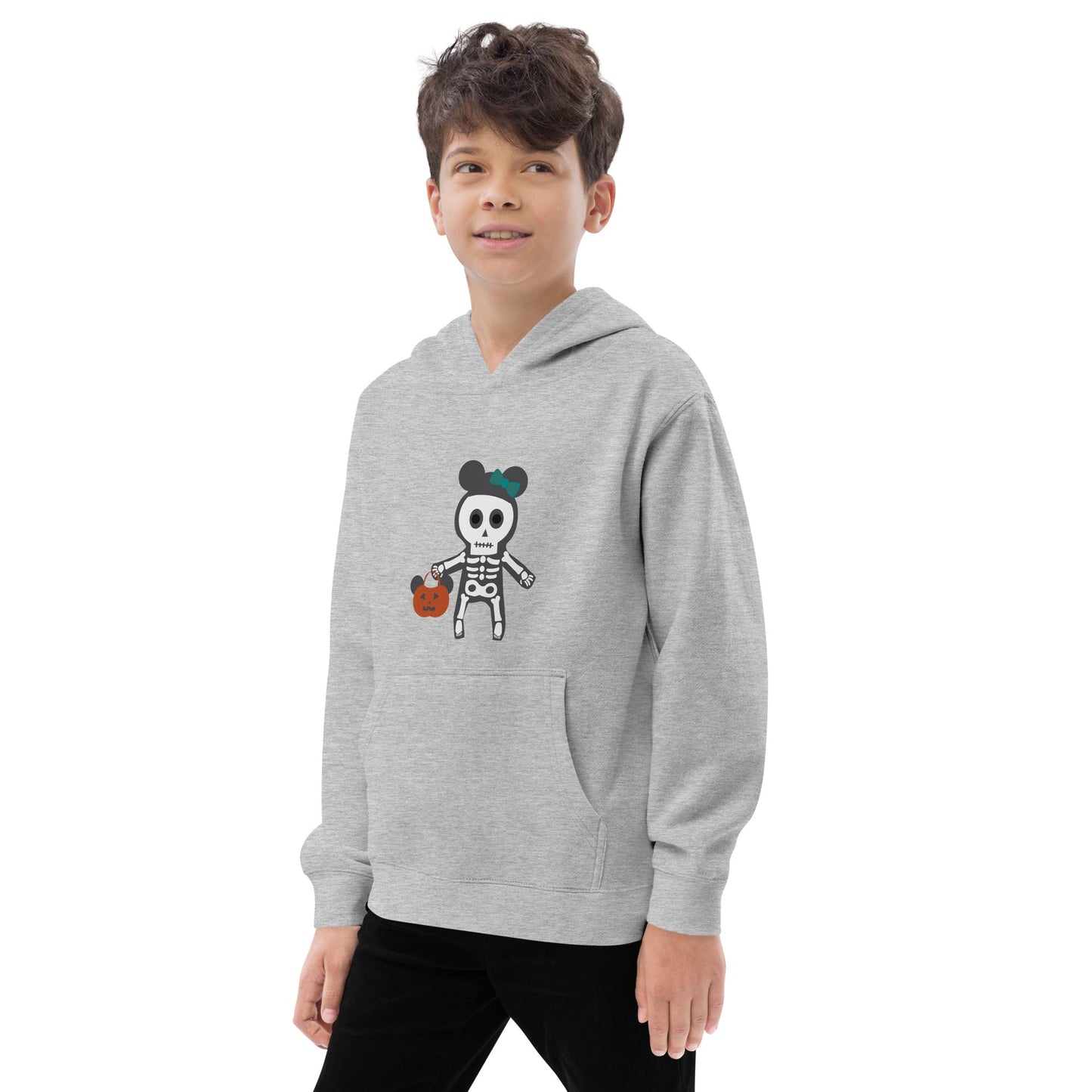 Spooky Silly Skeleton Kids fleece hoodie cosplaydisney halloweendisney halloween sweatshirt#tag4##tag5##tag6#