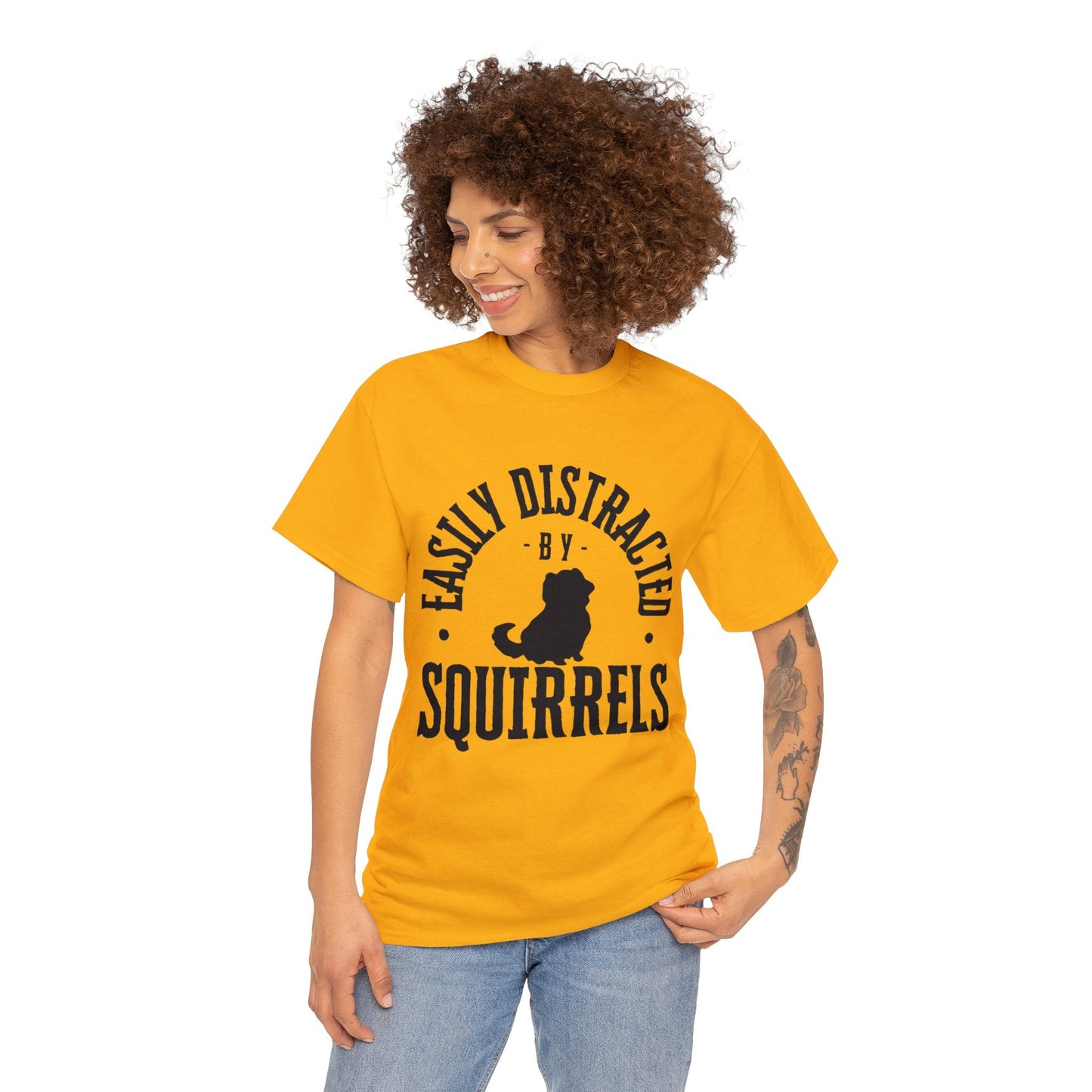 Squirrel! Unisex Heavy Cotton Tee Crew neckDTGT-ShirtWrong Lever Clothing