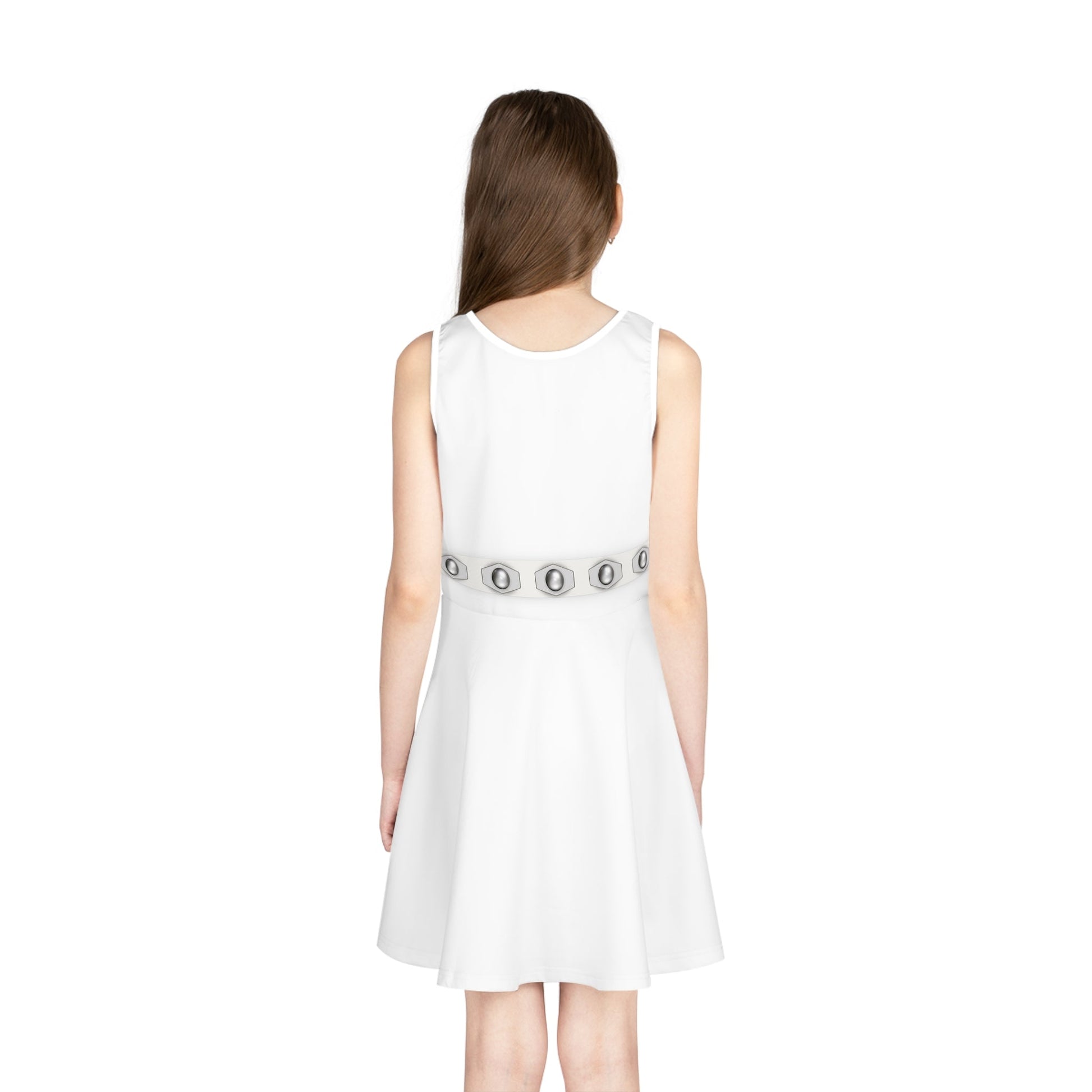 Star Princess Girls' Sleeveless Sundress- Halloween Costume, Bounding, Cosplay All Over PrintAOPAOP Clothing#tag4##tag5##tag6#