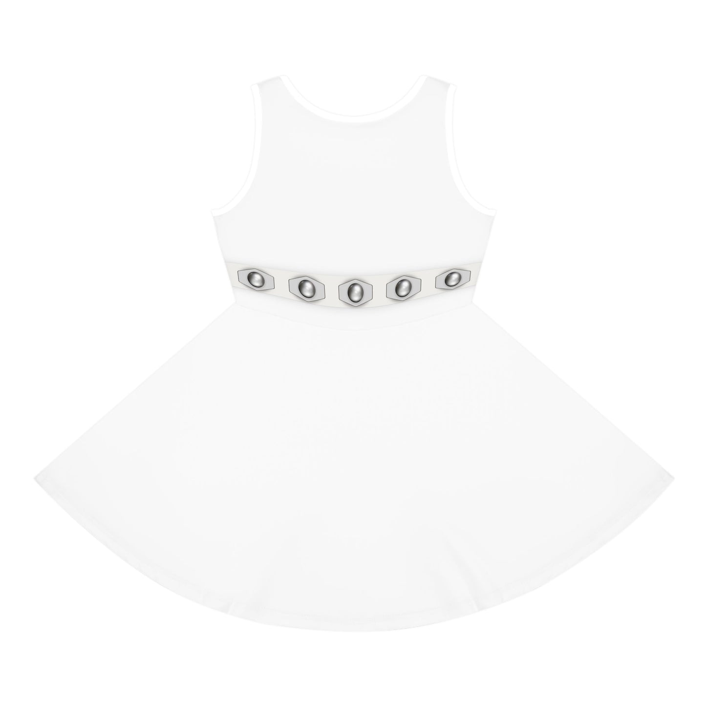 Star Princess Girls' Sleeveless Sundress- Halloween Costume, Bounding, Cosplay All Over PrintAOPAOP Clothing#tag4##tag5##tag6#
