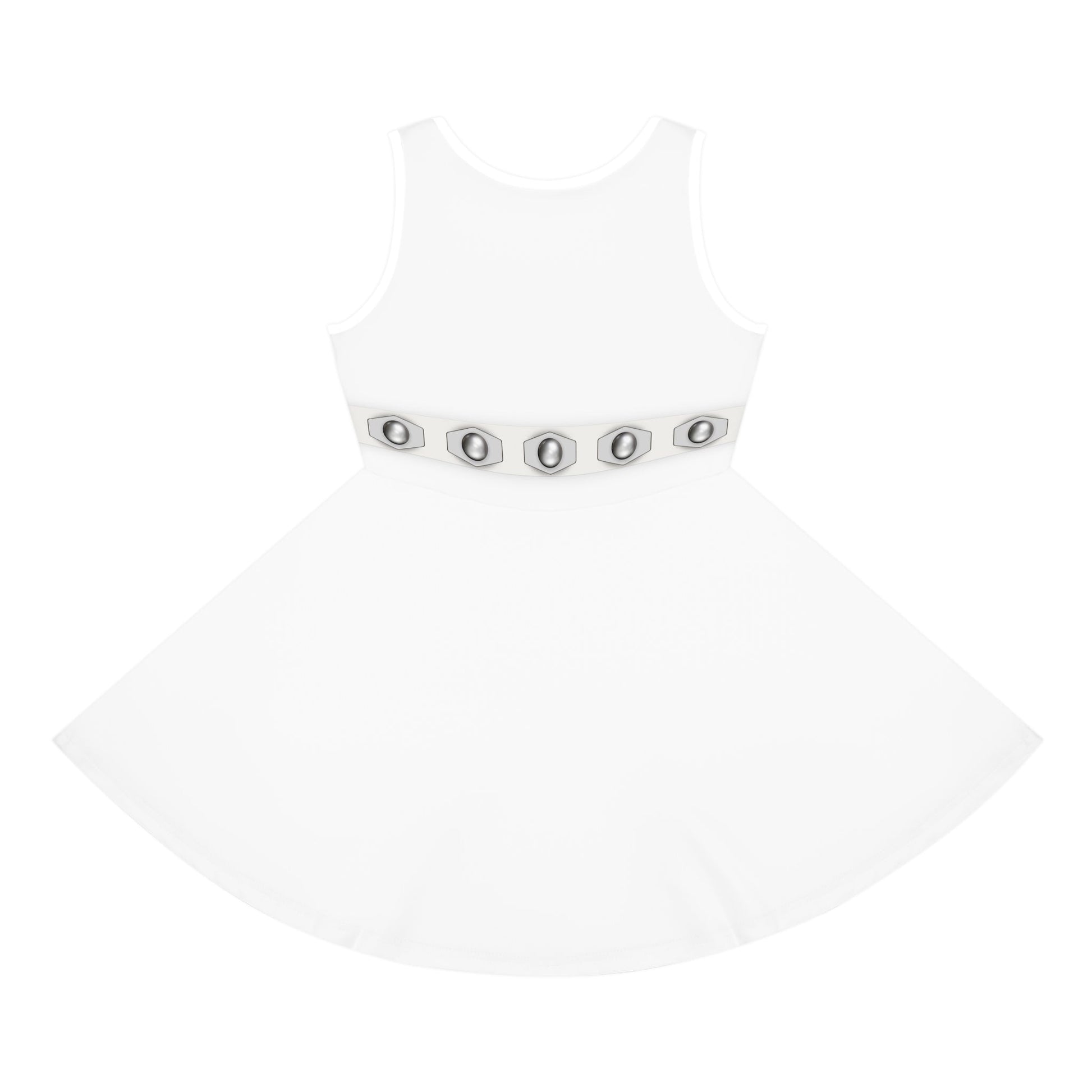 Star Princess Girls' Sleeveless Sundress- Halloween Costume, Bounding, Cosplay All Over PrintAOPAOP Clothing#tag4##tag5##tag6#