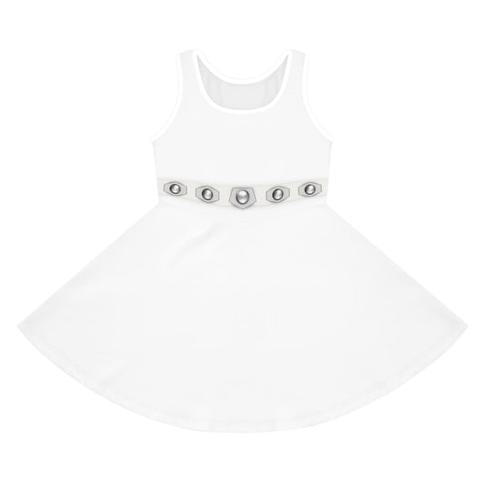 Star Princess Girls' Sleeveless Sundress- Halloween Costume, Bounding, Cosplay All Over PrintAOPAOP Clothing#tag4##tag5##tag6#