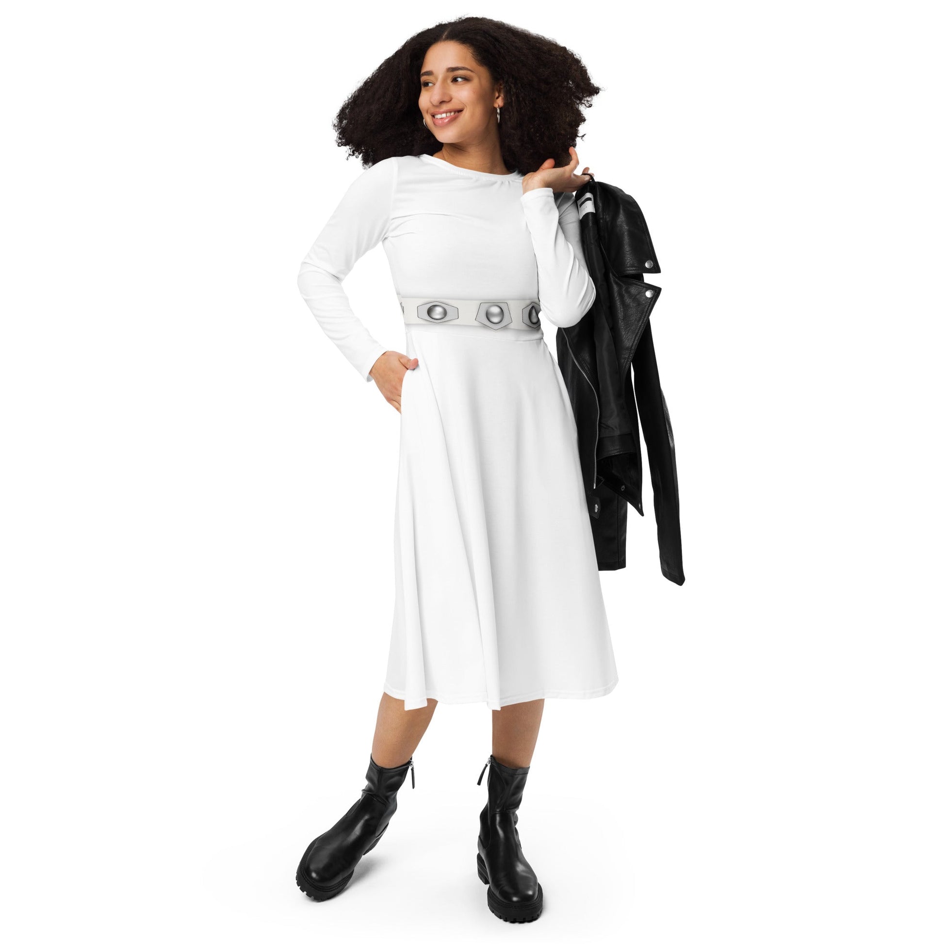 Star Princess long sleeve midi dress- Halloween Costume, Cosplay, Bounding cosplaydisney dressdisney halloween#tag4##tag5##tag6#