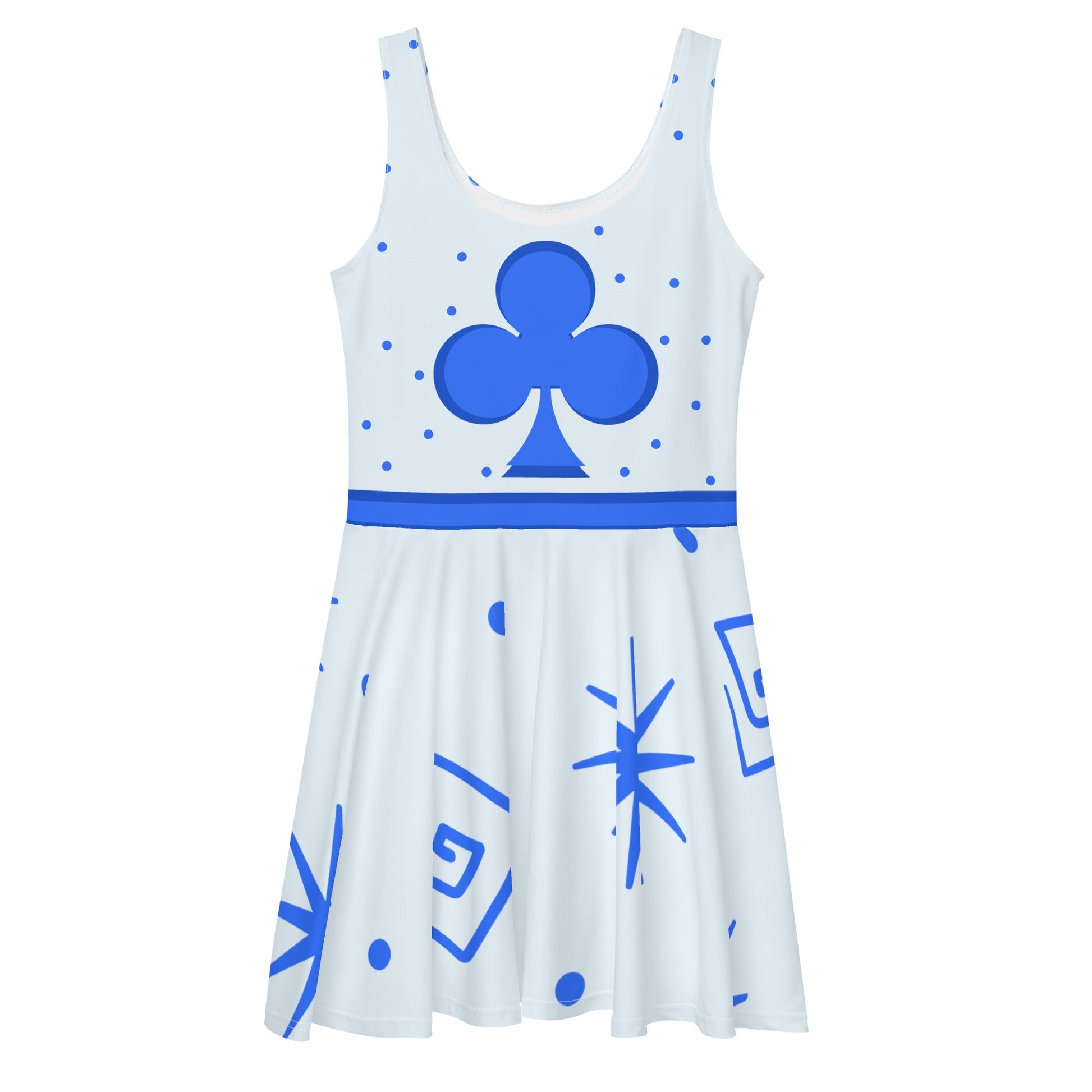 Teacup Blue Skater Dress alice costumebachelorette stylesCoordinating trip#tag4##tag5##tag6#