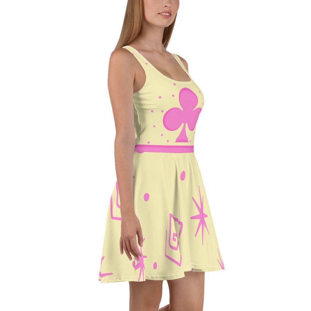 Teacup Yellow Skater Dress alice costumebachelorette stylesCoordinating trip#tag4##tag5##tag6#