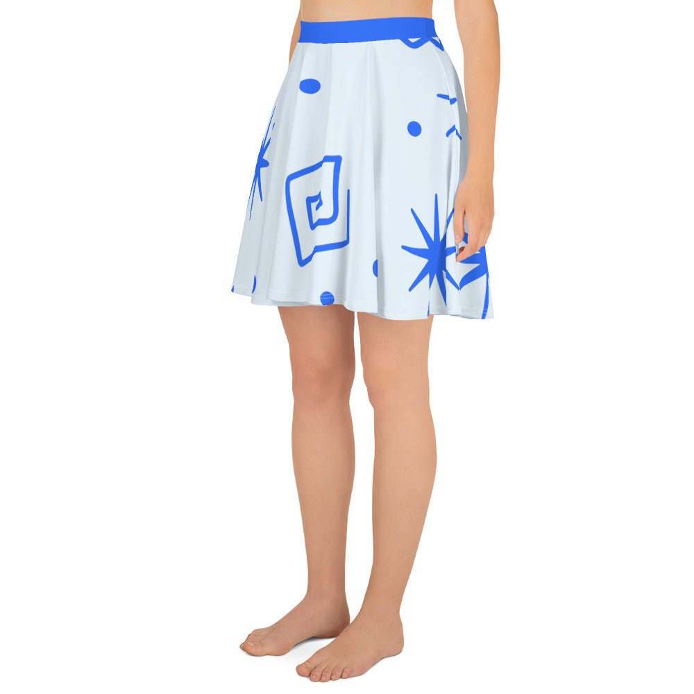 Teacups Blue Skater Skirt alice costumebachelorette stylesCoordinating trip#tag4##tag5##tag6#
