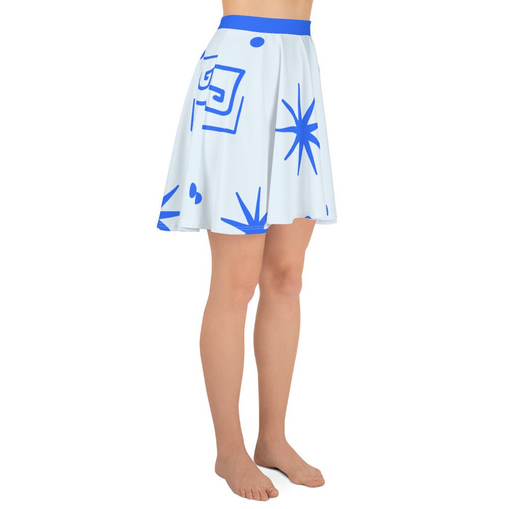 Teacups Blue Skater Skirt alice costumebachelorette stylesCoordinating trip#tag4##tag5##tag6#