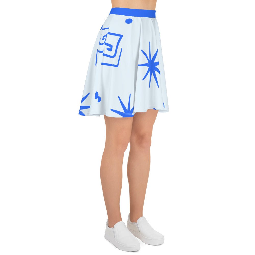 Teacups Blue Skater Skirt alice costumebachelorette stylesCoordinating trip#tag4##tag5##tag6#