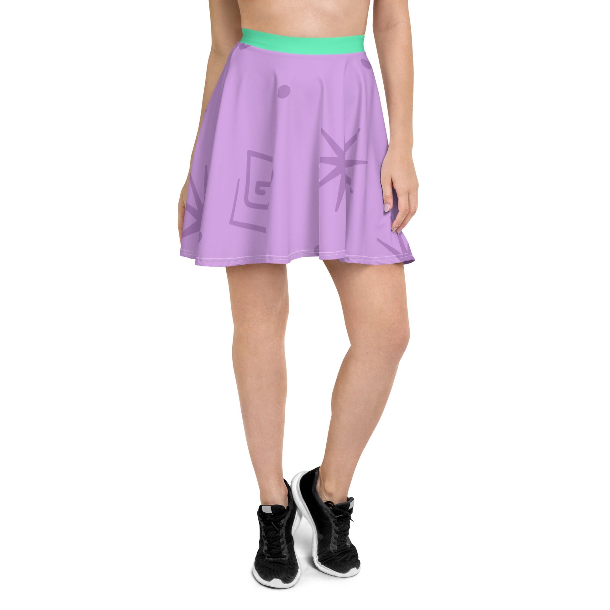 Teacups Purple Skater Skirt alice costumebachelorette stylesCoordinating trip#tag4##tag5##tag6#