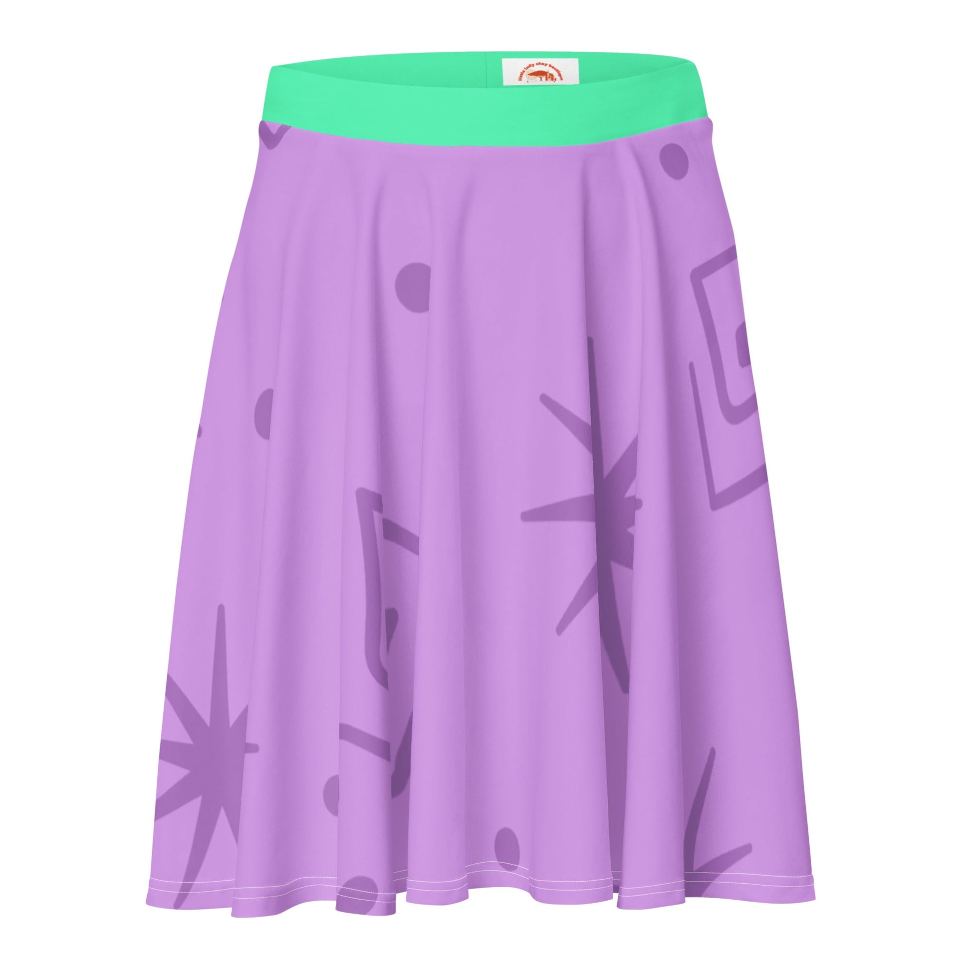 Teacups Purple Skater Skirt alice costumebachelorette stylesCoordinating trip#tag4##tag5##tag6#