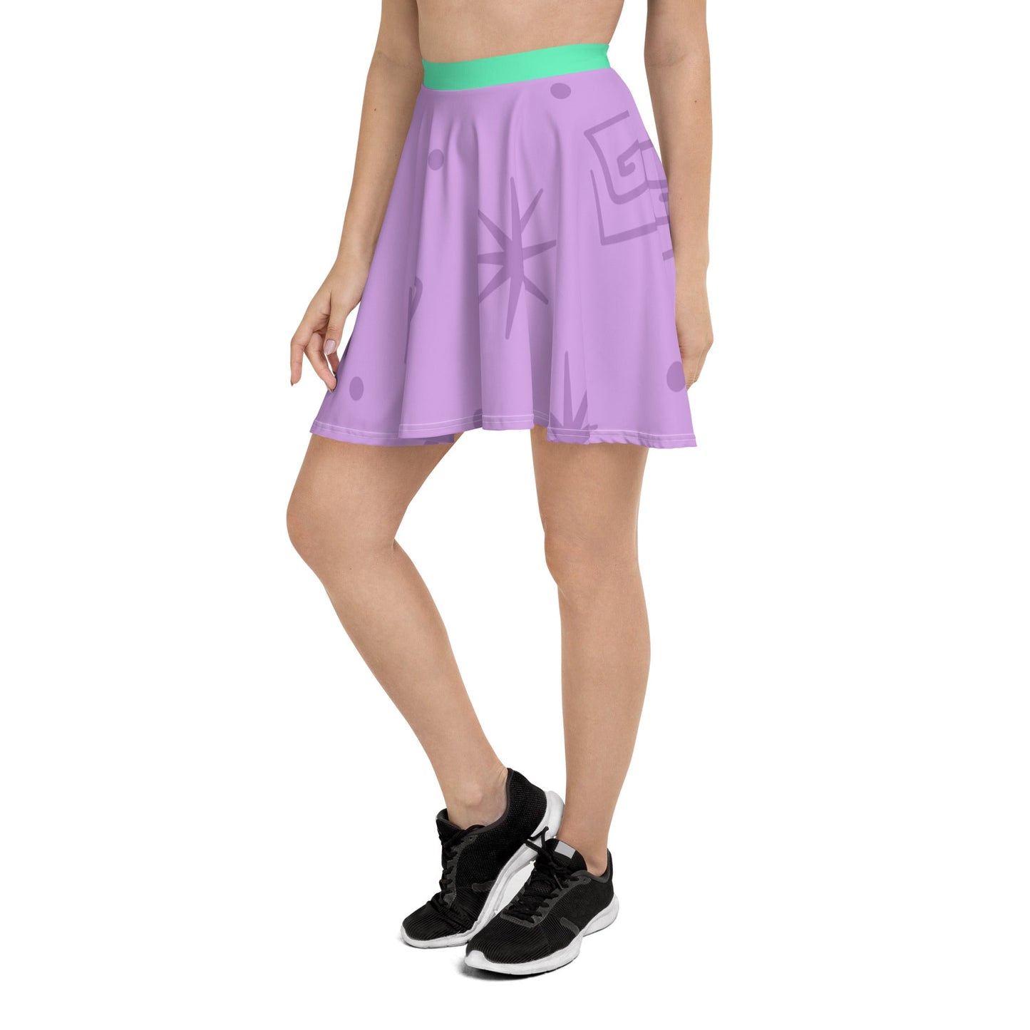 Teacups Purple Skater Skirt alice costumebachelorette stylesCoordinating trip#tag4##tag5##tag6#
