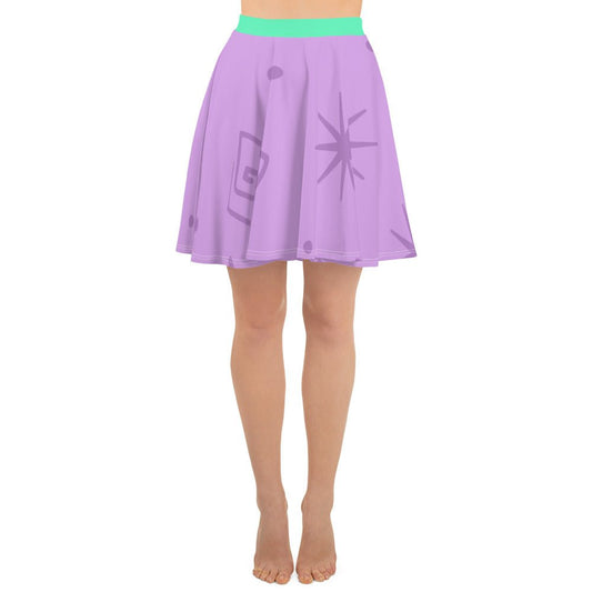 Teacups Purple Skater Skirt alice costumebachelorette stylesCoordinating trip#tag4##tag5##tag6#