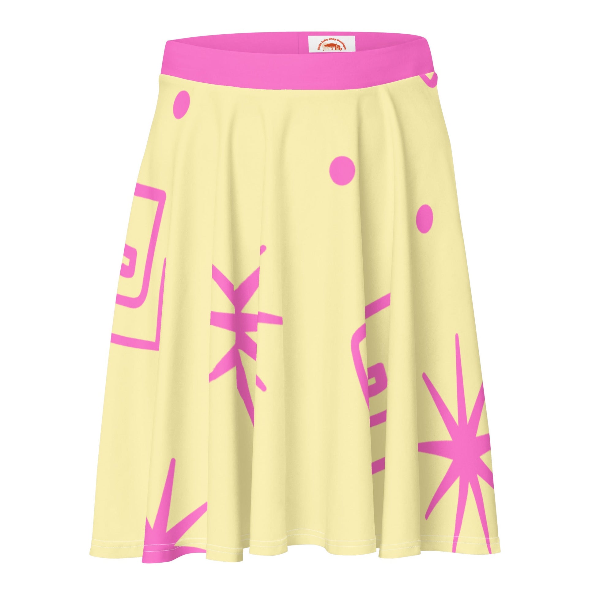 Teacups Yellow Skater Skirt alice costumebachelorette stylesCoordinating trip#tag4##tag5##tag6#