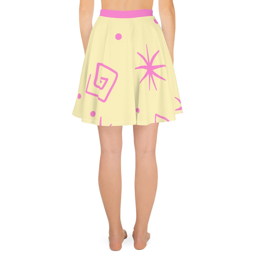 Teacups Yellow Skater Skirt alice costumebachelorette stylesCoordinating trip#tag4##tag5##tag6#