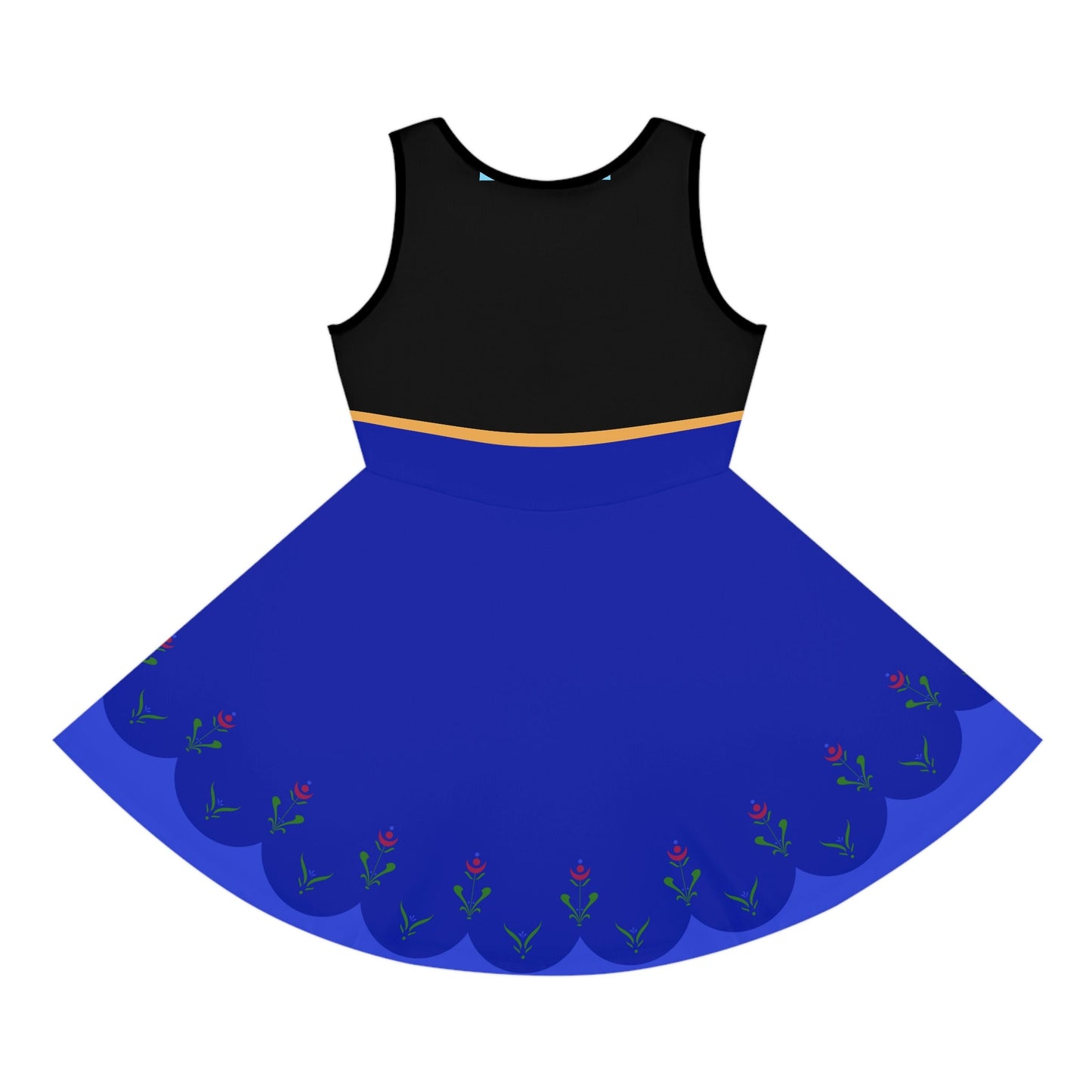 The Anna Girls' Sleeveless Sundress All Over Printanna frozen 1anna frozen 2#tag4##tag5##tag6#