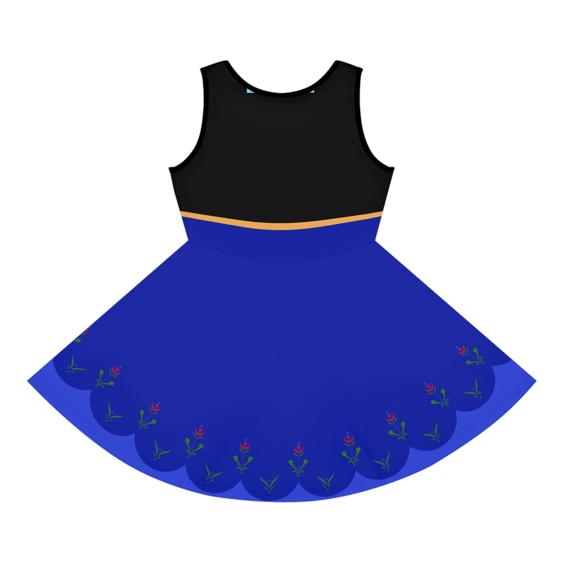 The Anna Girls' Sleeveless Sundress All Over Printanna frozen 1anna frozen 2#tag4##tag5##tag6#