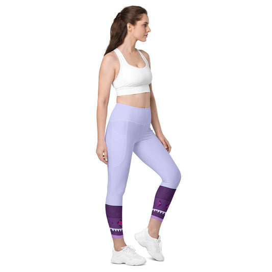 The Asha Leggings with pockets asha race costumeasha wish styleAdult LeggingsWrong Lever Clothing